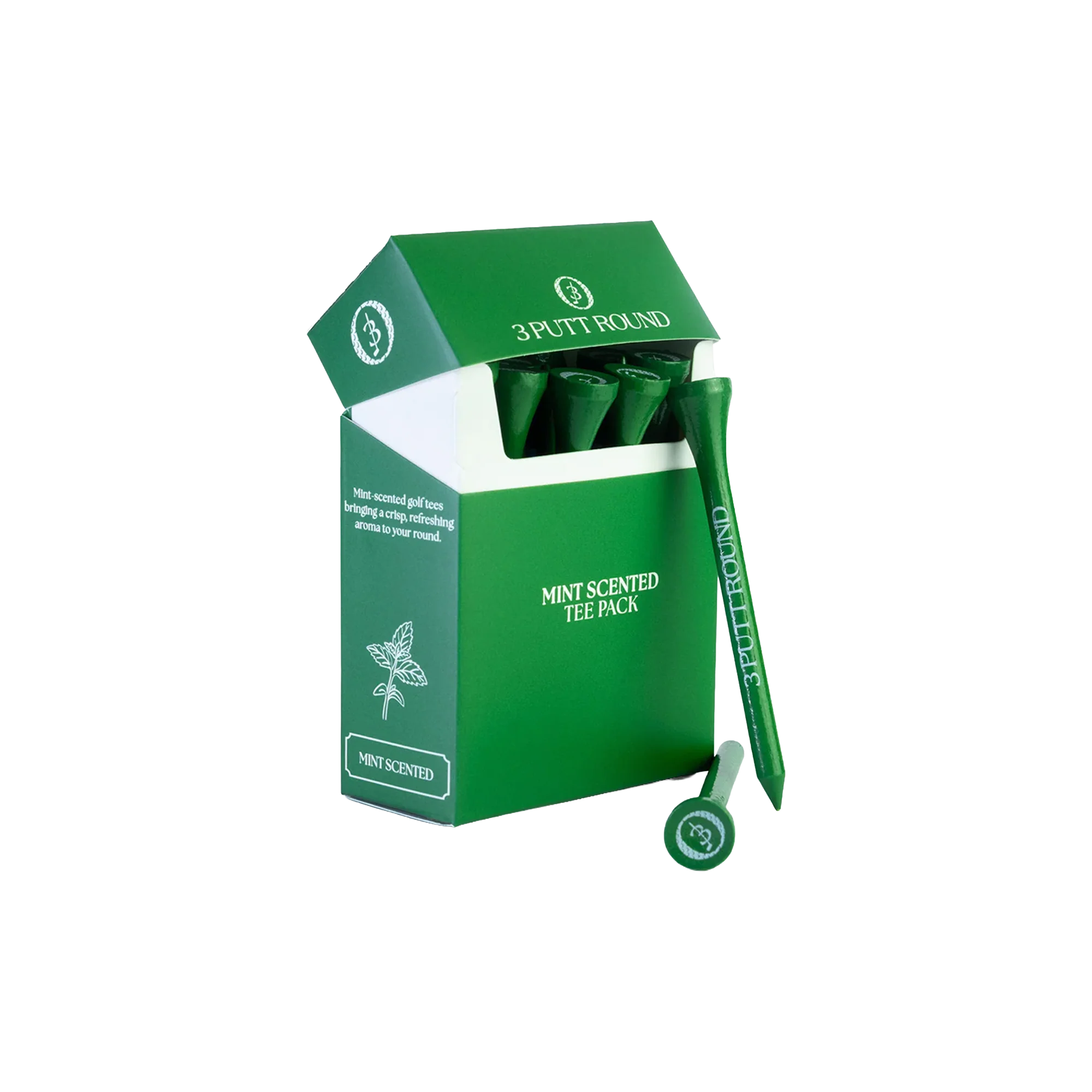 3 Putt Round Scented Tee Pack - Mint - Image 3