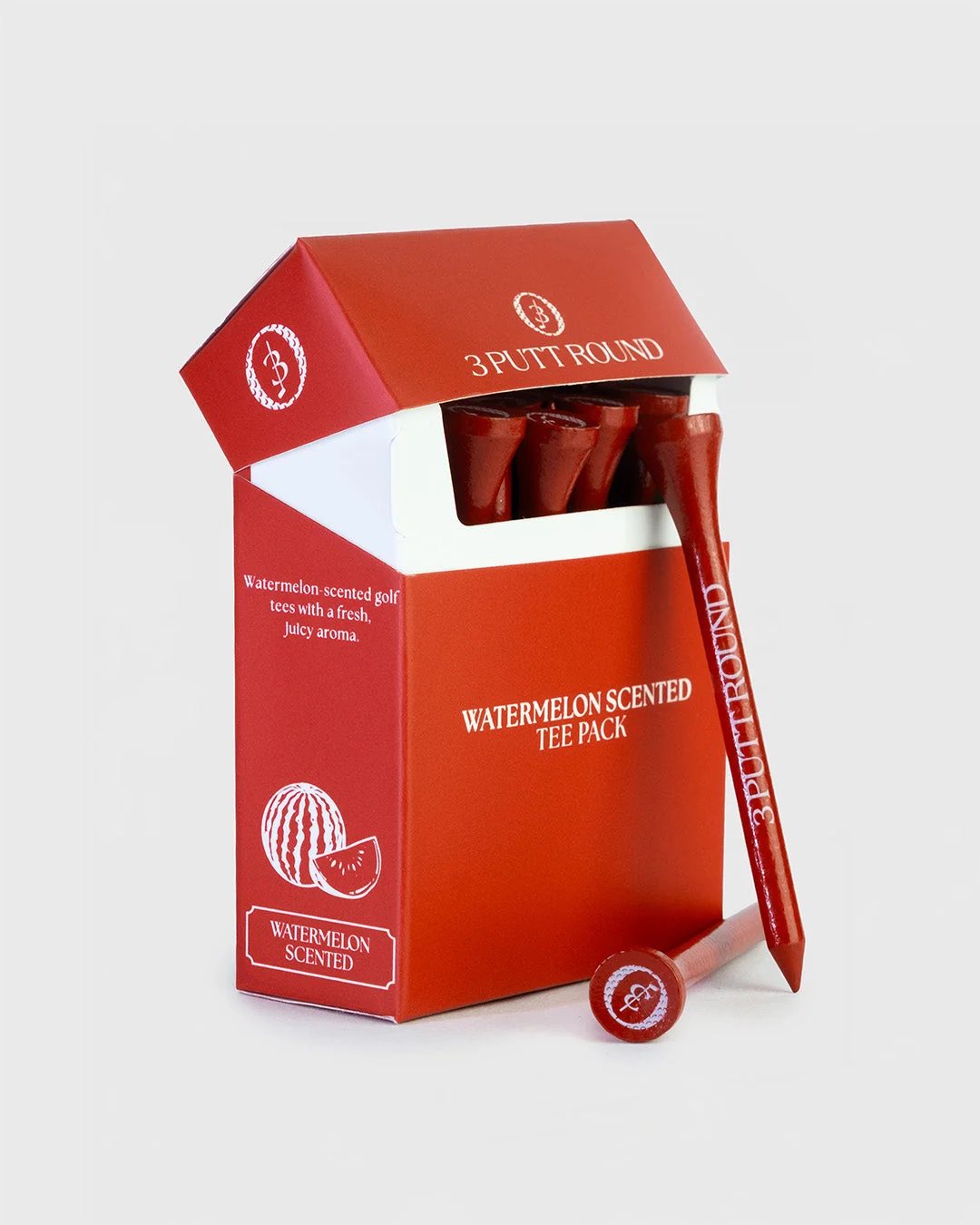 3 Putt Round Scented Tee Pack - Watermelon - Image 3
