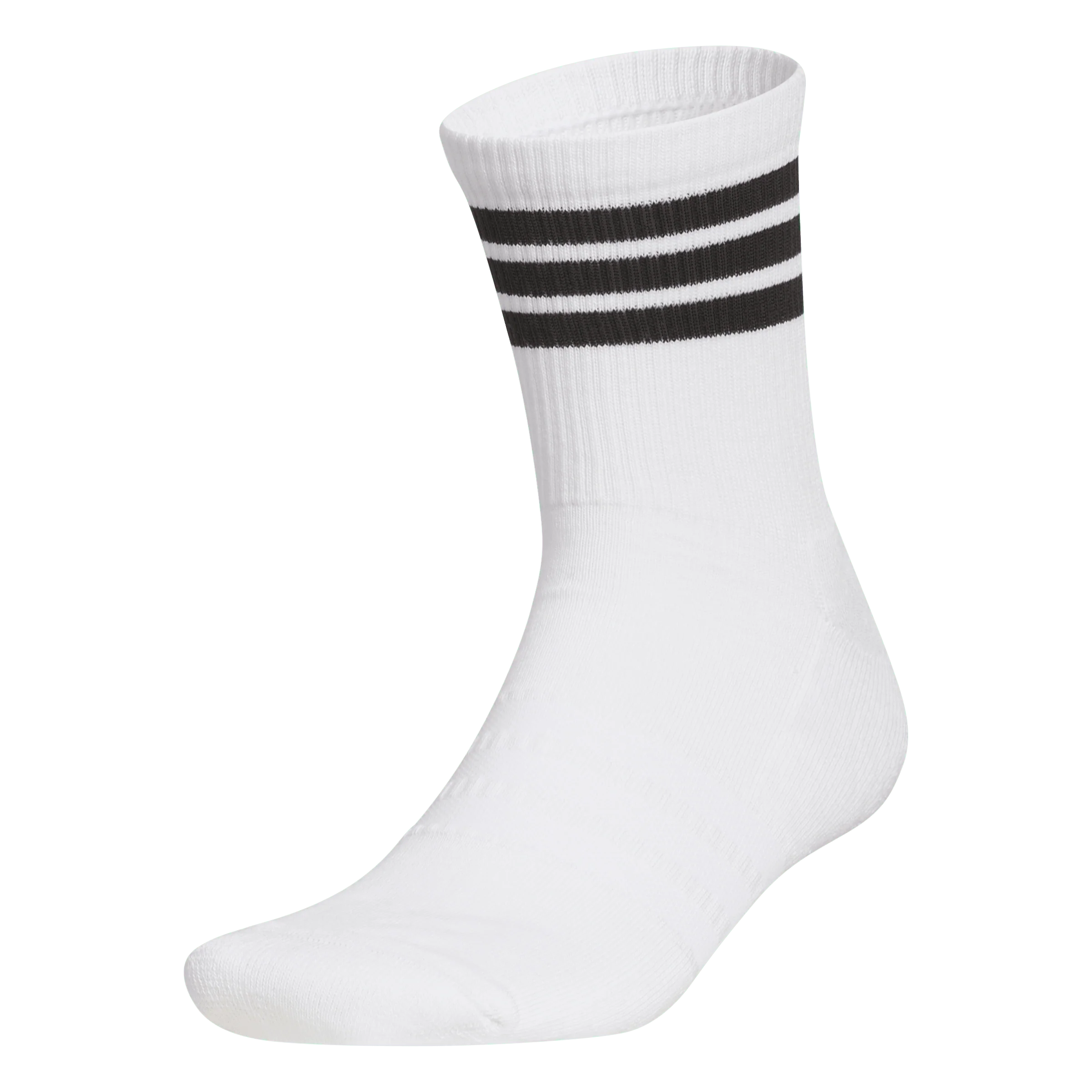 adidas 3-Stripes Half Crew Sock - White - Image 3