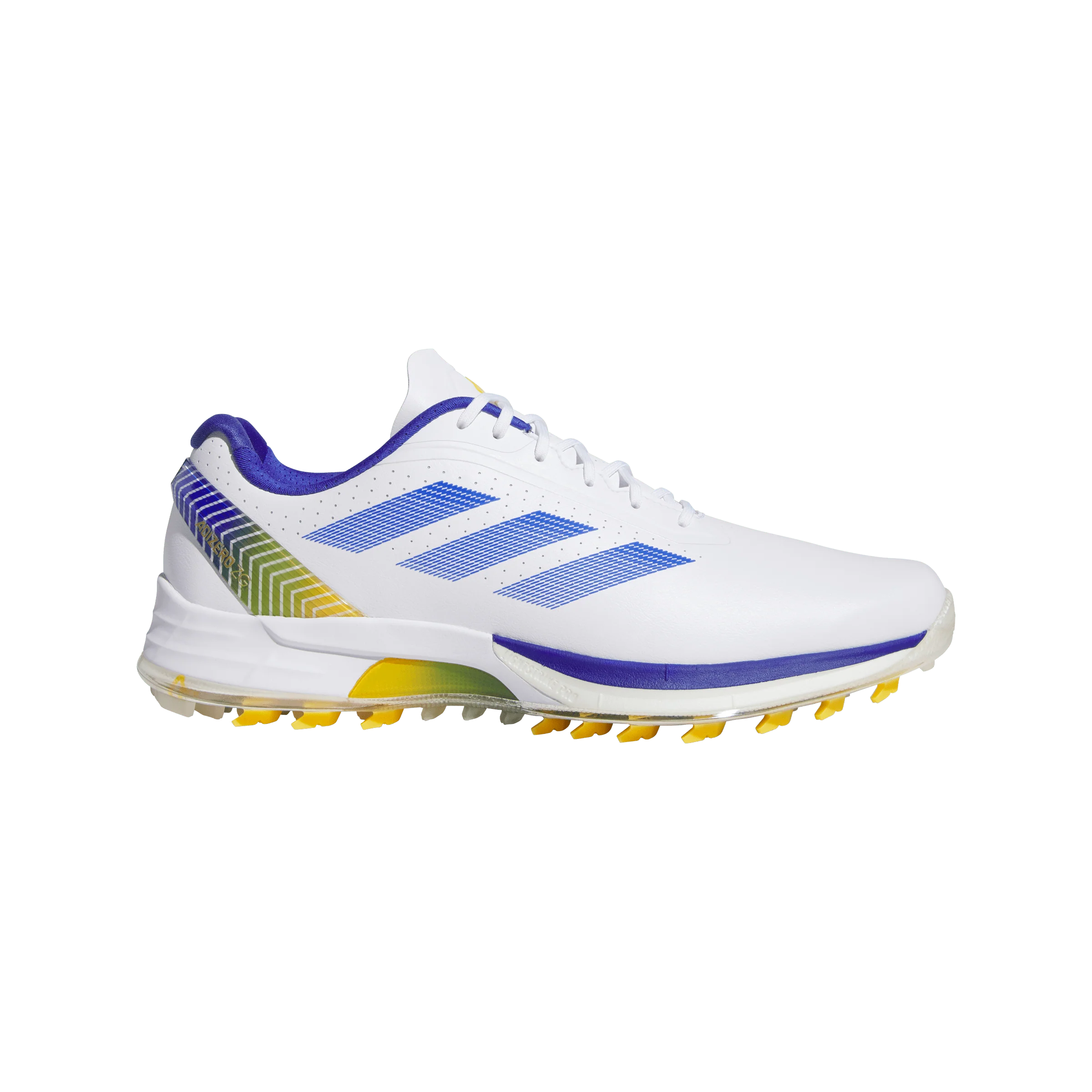 adidas Adizero ZG - White/Blue/Yellow - Image 3
