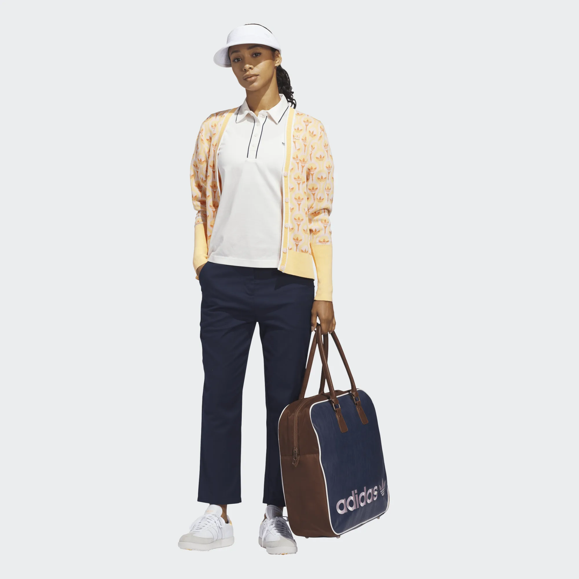 adidas Golf Originals Cardigan - Orange - Image 5
