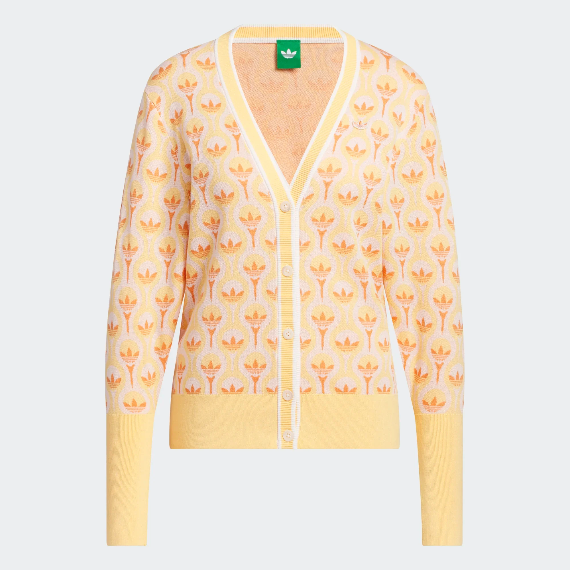 adidas Golf Originals Cardigan - Orange - Image 8