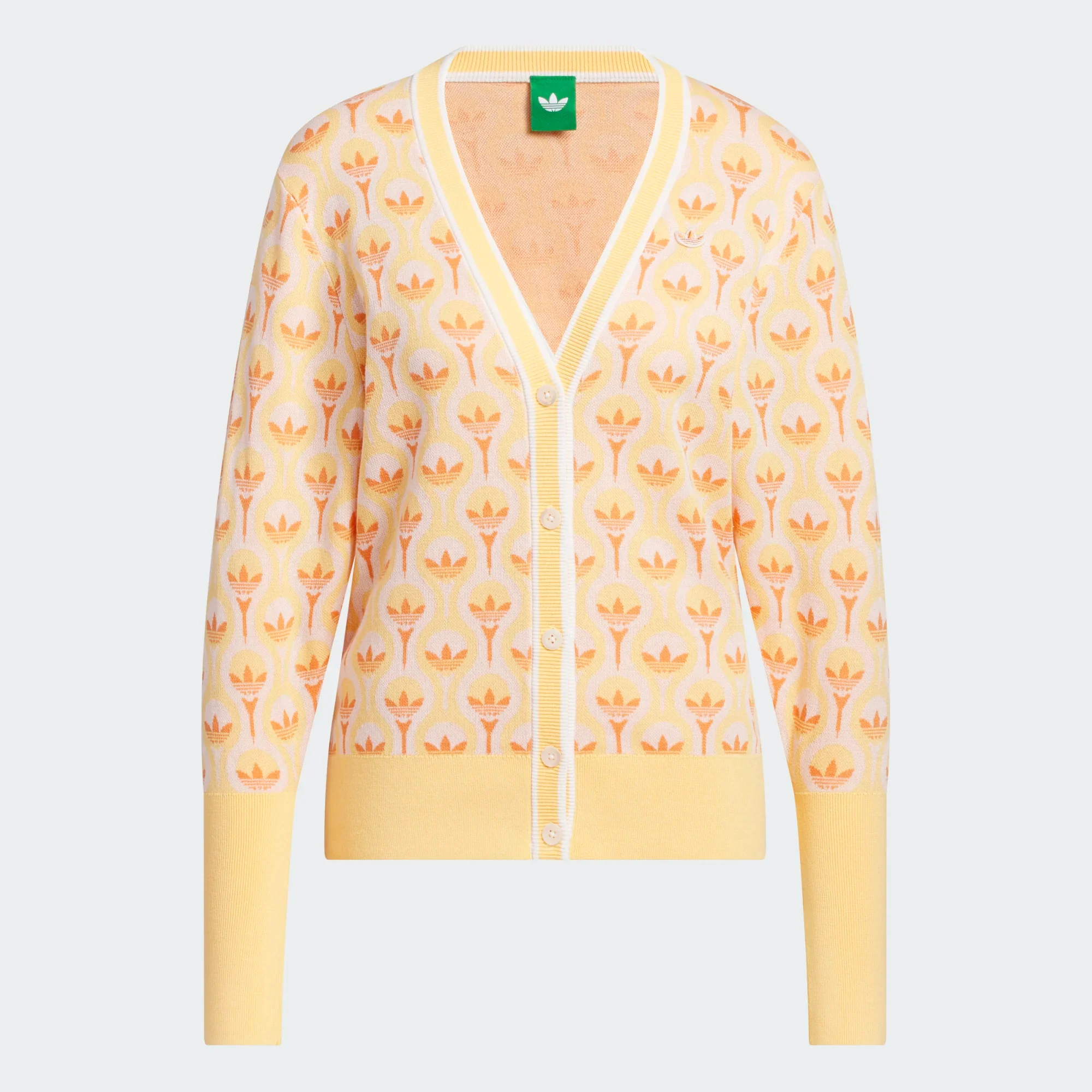 adidas Golf Originals Cardigan - Orange - Image 9
