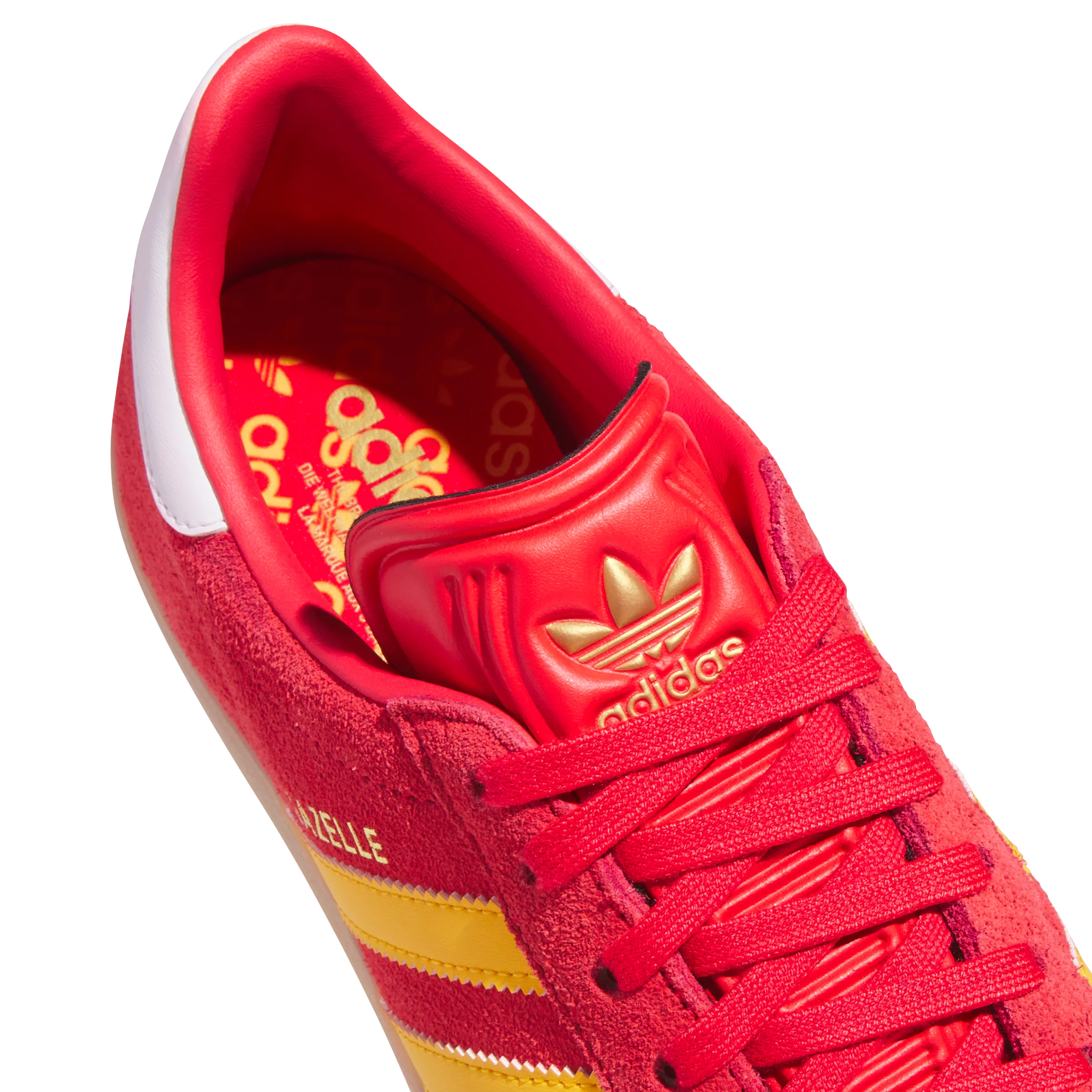 adidas Gazelle Golf - Pure Ruby / Crew Yellow / Gum - Image 10