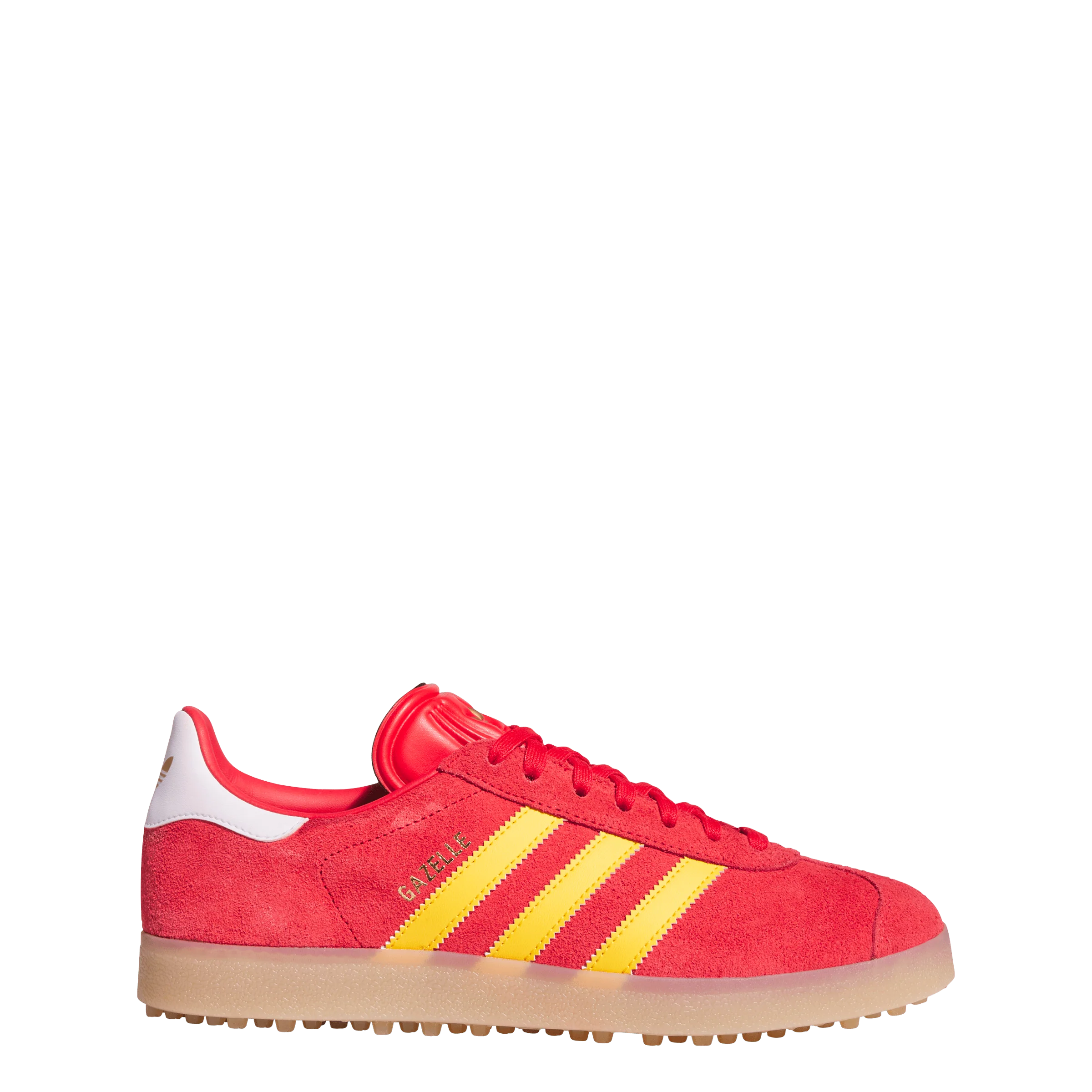adidas Gazelle Golf - Pure Ruby / Crew Yellow / Gum - Image 4