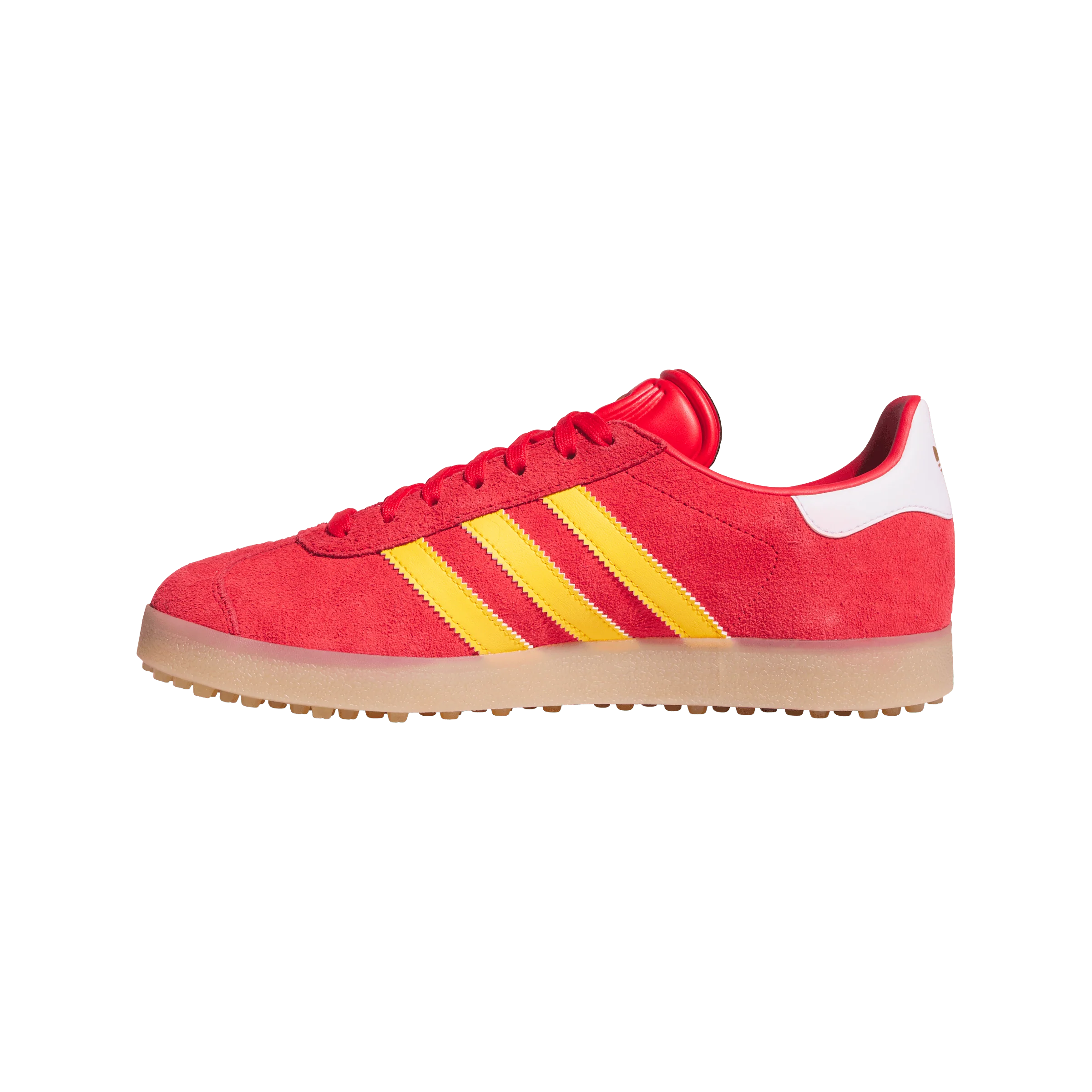 adidas Gazelle Golf - Pure Ruby / Crew Yellow / Gum - Image 7
