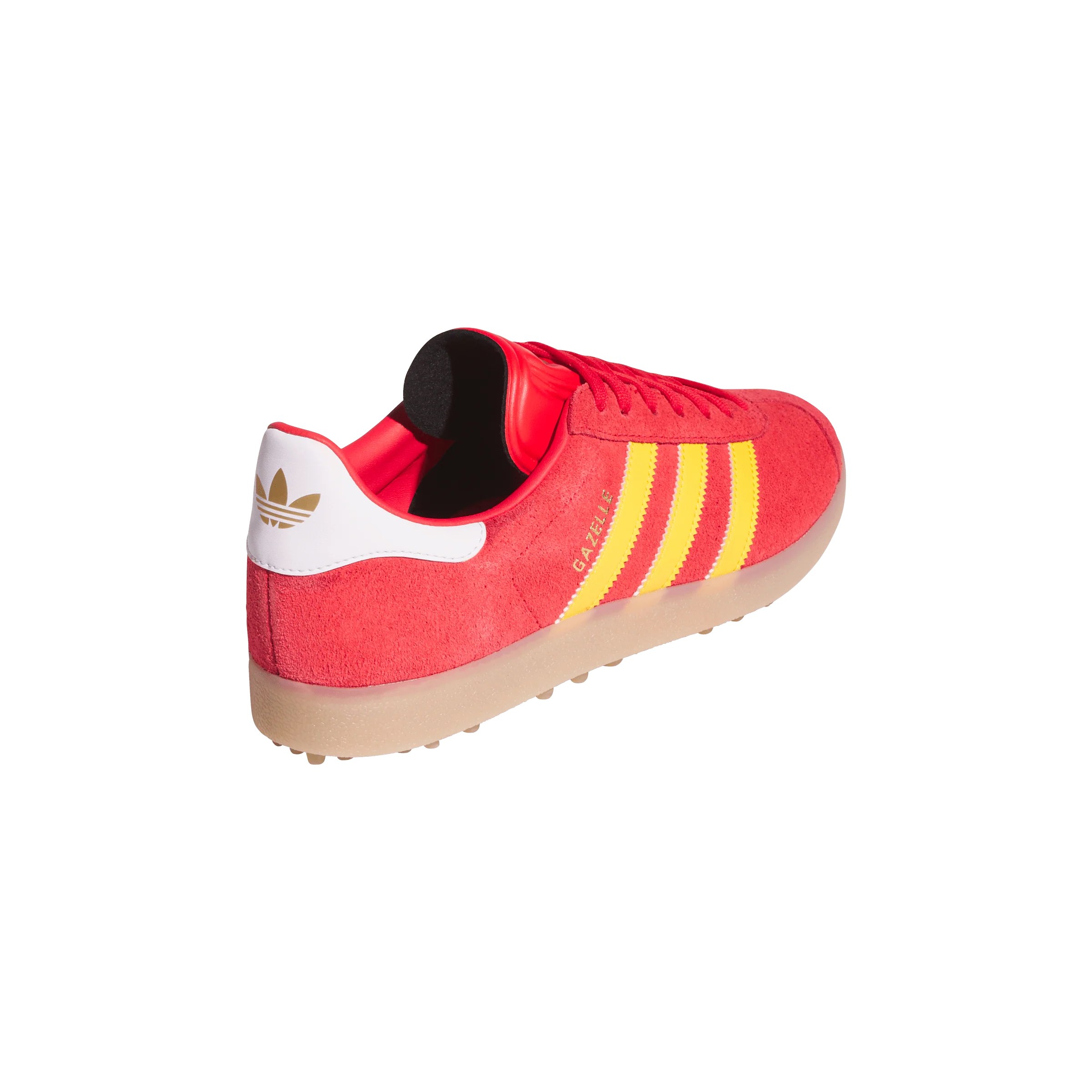 adidas Gazelle Golf - Pure Ruby / Crew Yellow / Gum - Image 9