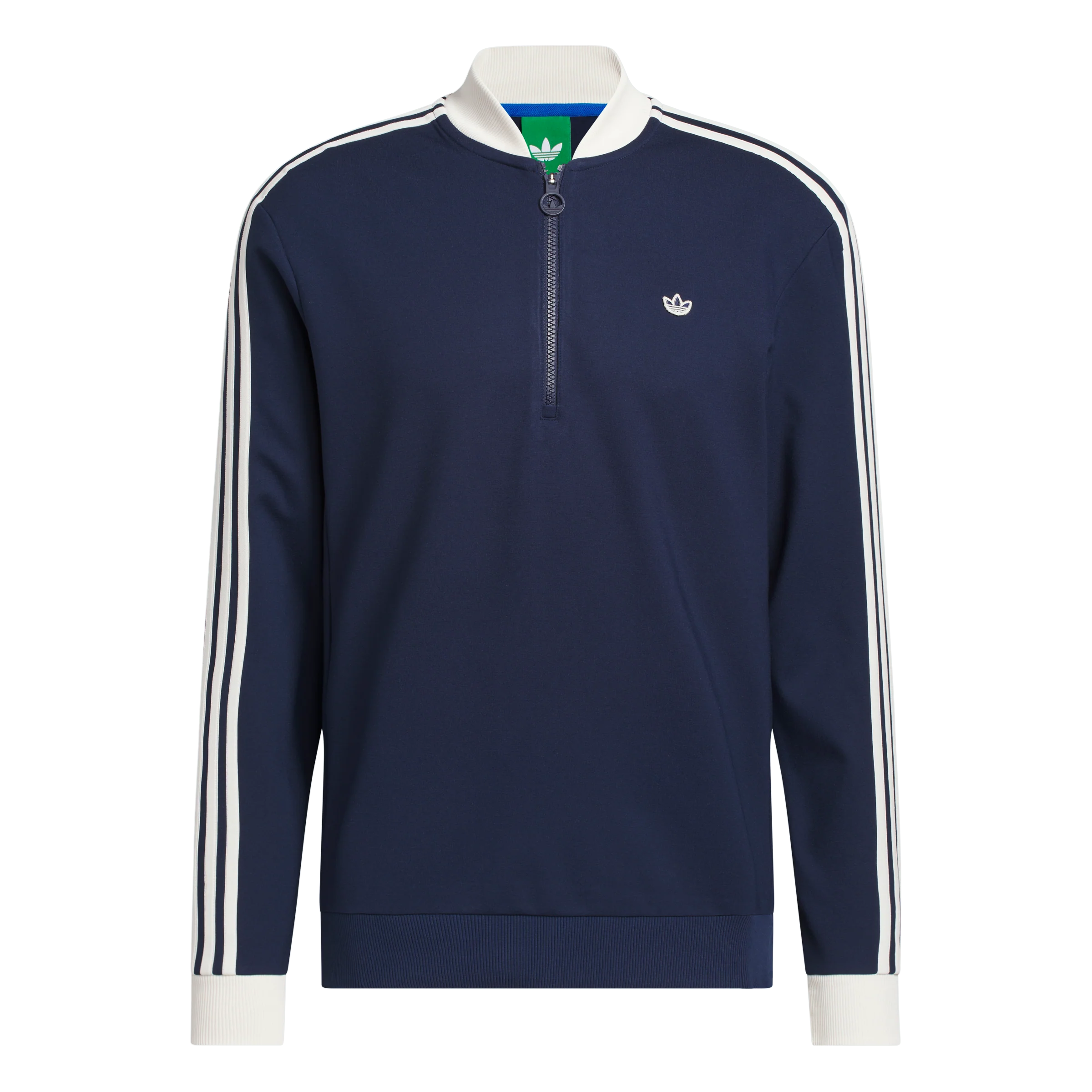 adidas Golf Originals 1/4 Zip Men's - Navy/White - Image 3