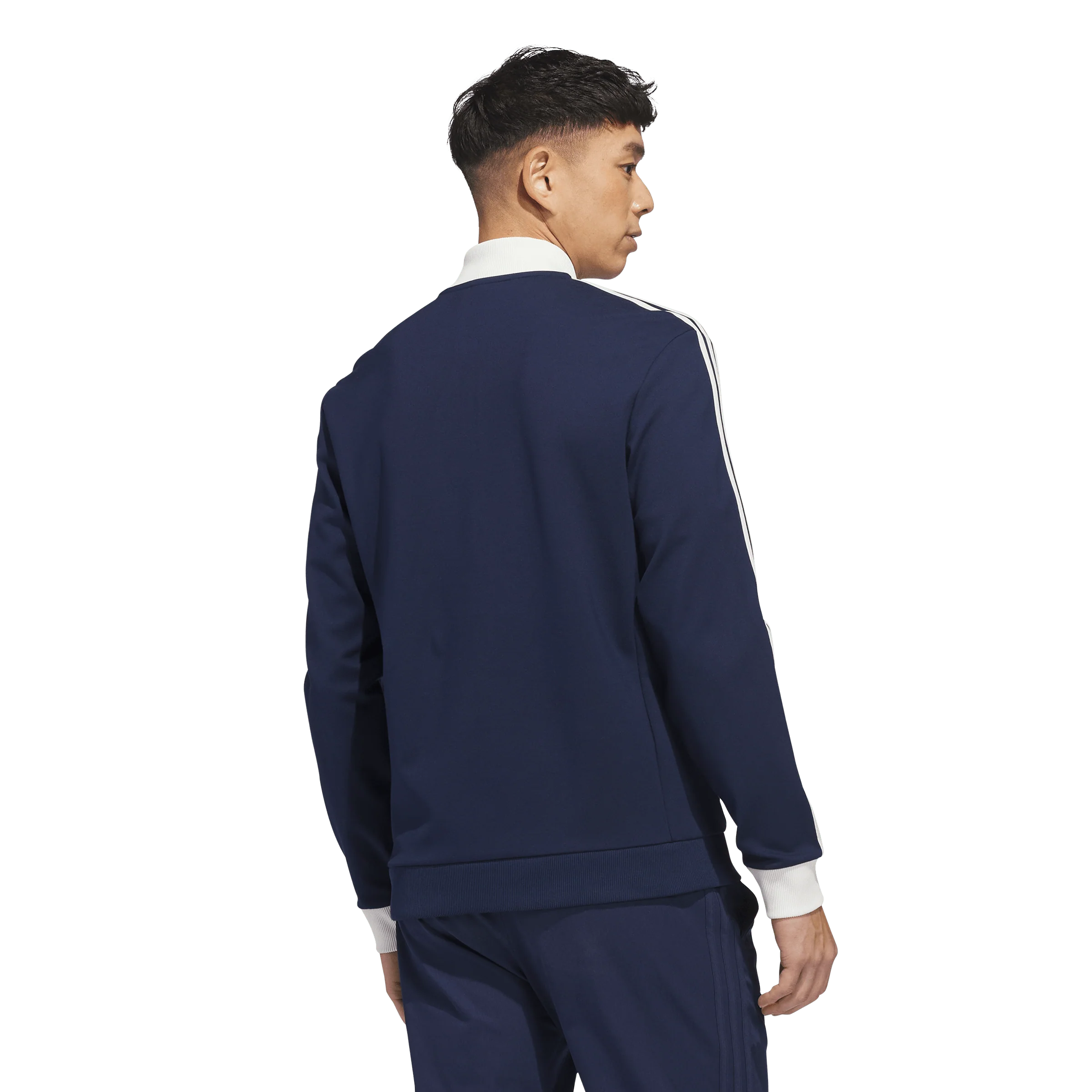 adidas Golf Originals 1/4 Zip Men's - Navy/White - Image 4