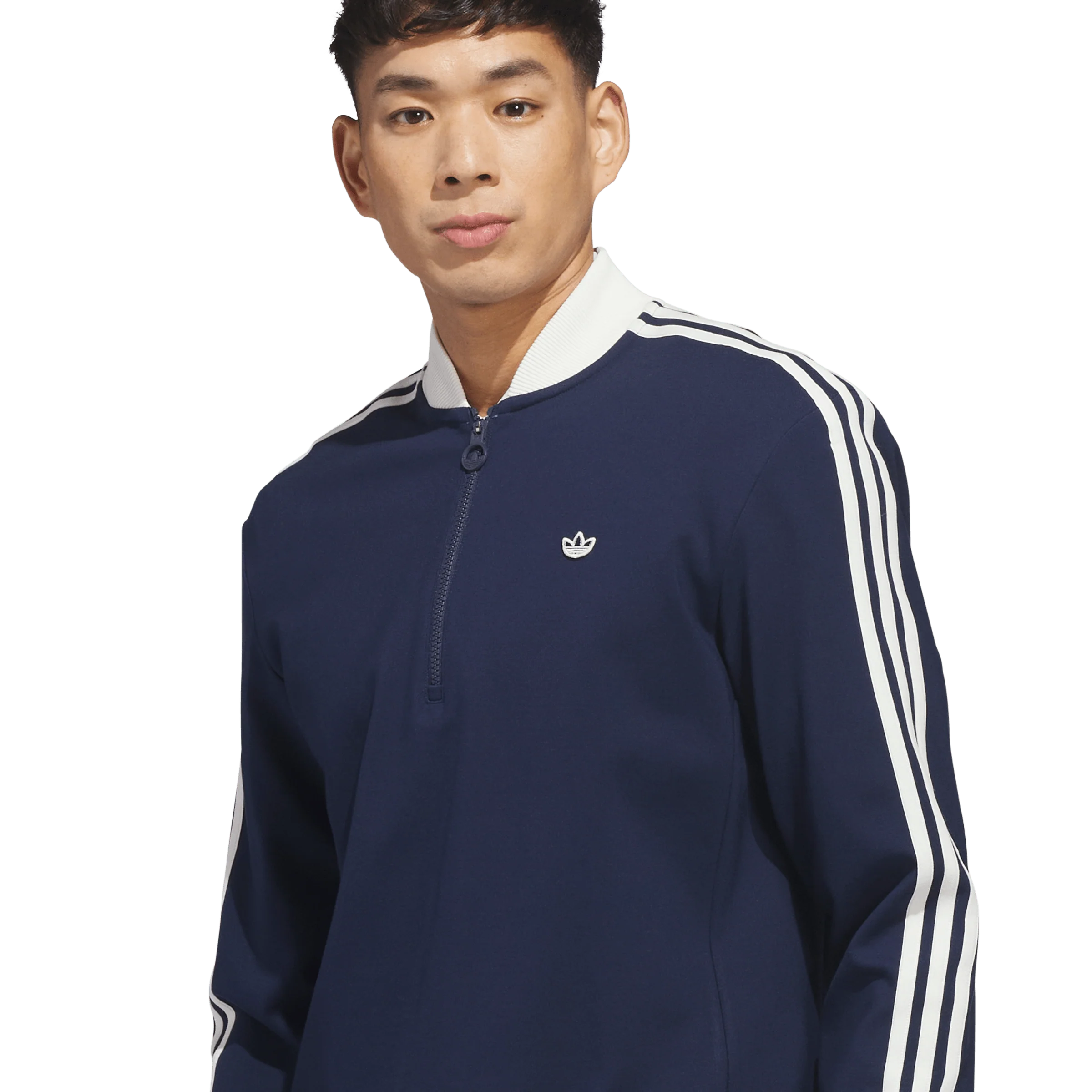 adidas Golf Originals 1/4 Zip Men's - Navy/White - Image 6