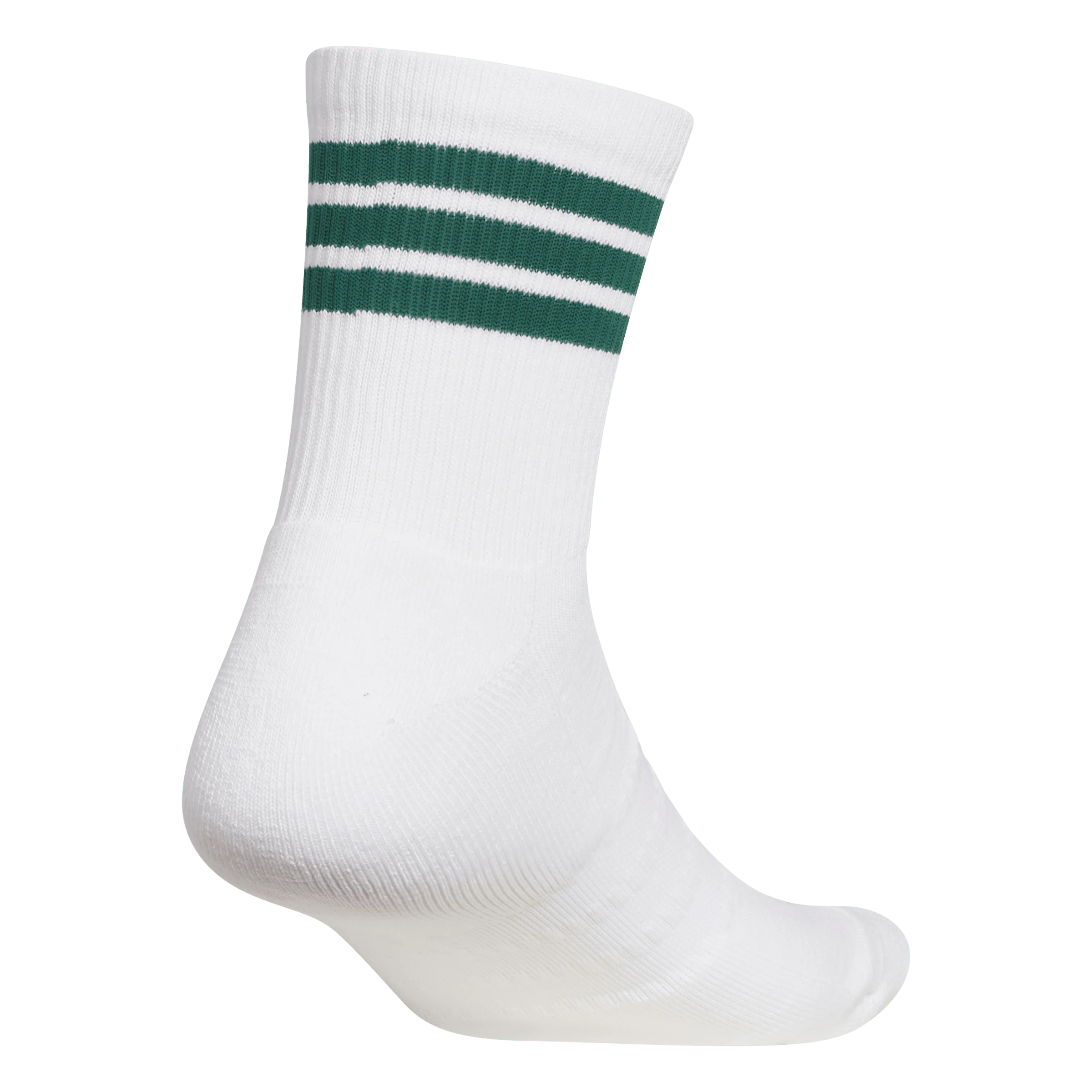 adidas Golf Originals 3-Stripes Half Crew Sock - White/Green - Image 4