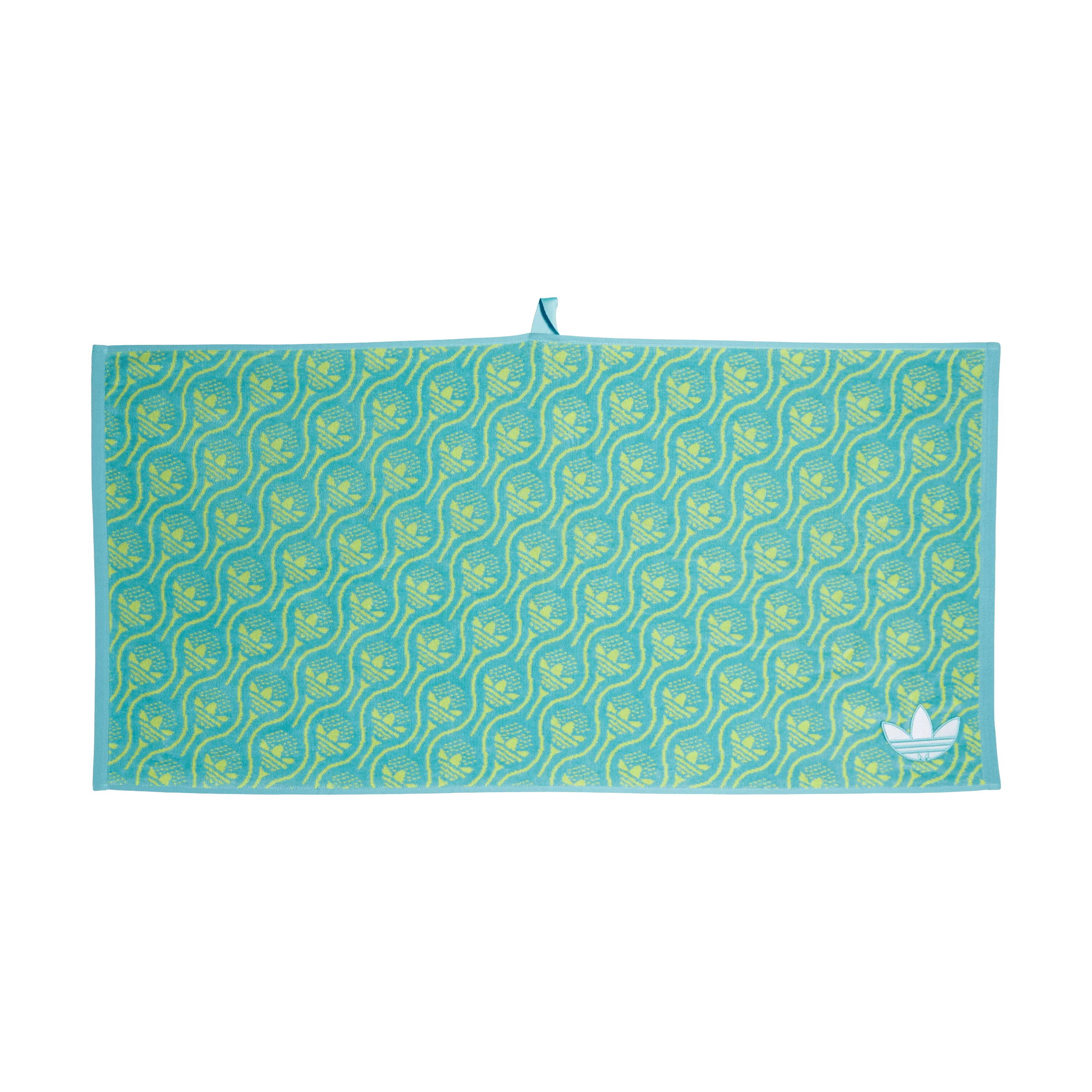 adidas Golf Originals Golf Towel - Green/Yellow - Image 3