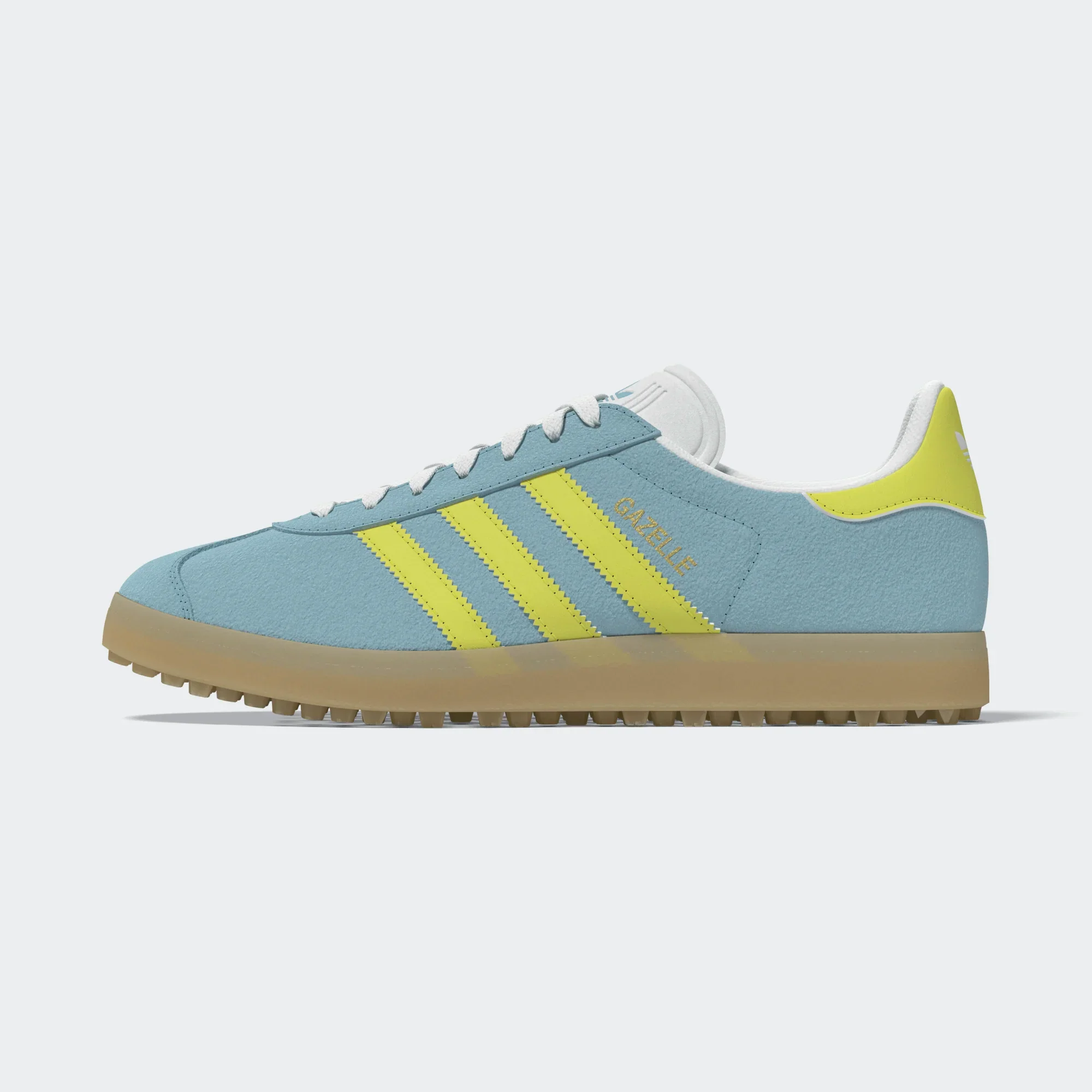 adidas Golf Originals  W Gazelle Golf - Pure Lemon / Gum - Image 3