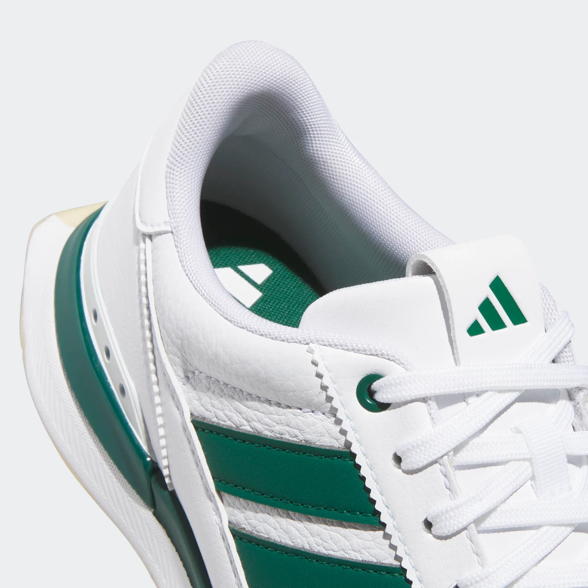 adidas Golf S2G 26 Leather Spikeless - White/ Footwear Green - Image 3