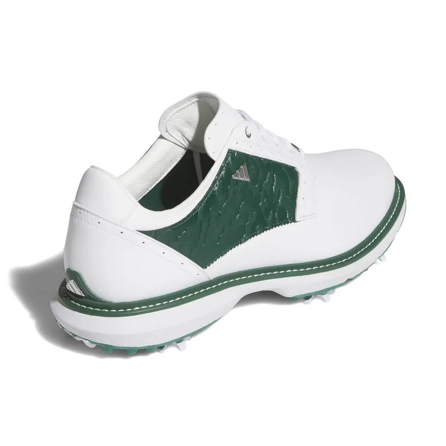 Adidas MC70 Spiked Golf Shoes - White/Collegiate Green/Silver - Image 4