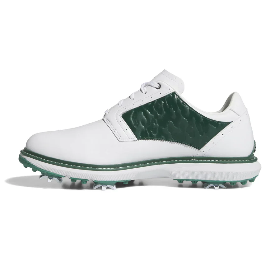 Adidas MC70 Spiked Golf Shoes - White/Collegiate Green/Silver - Image 6
