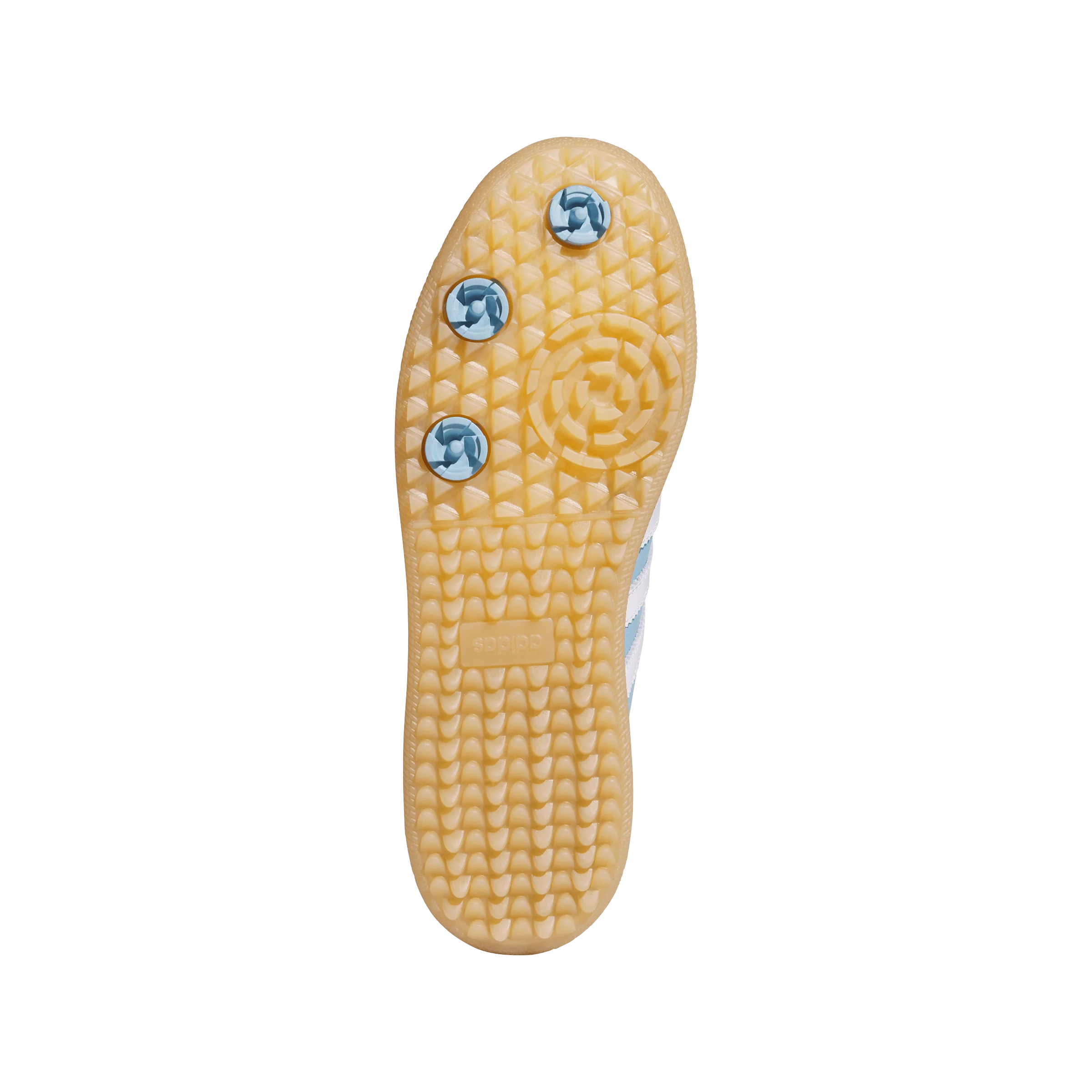 adidas Golf Originals Samba Golf - Clear Blue / Cloud White / Gum - Image 6
