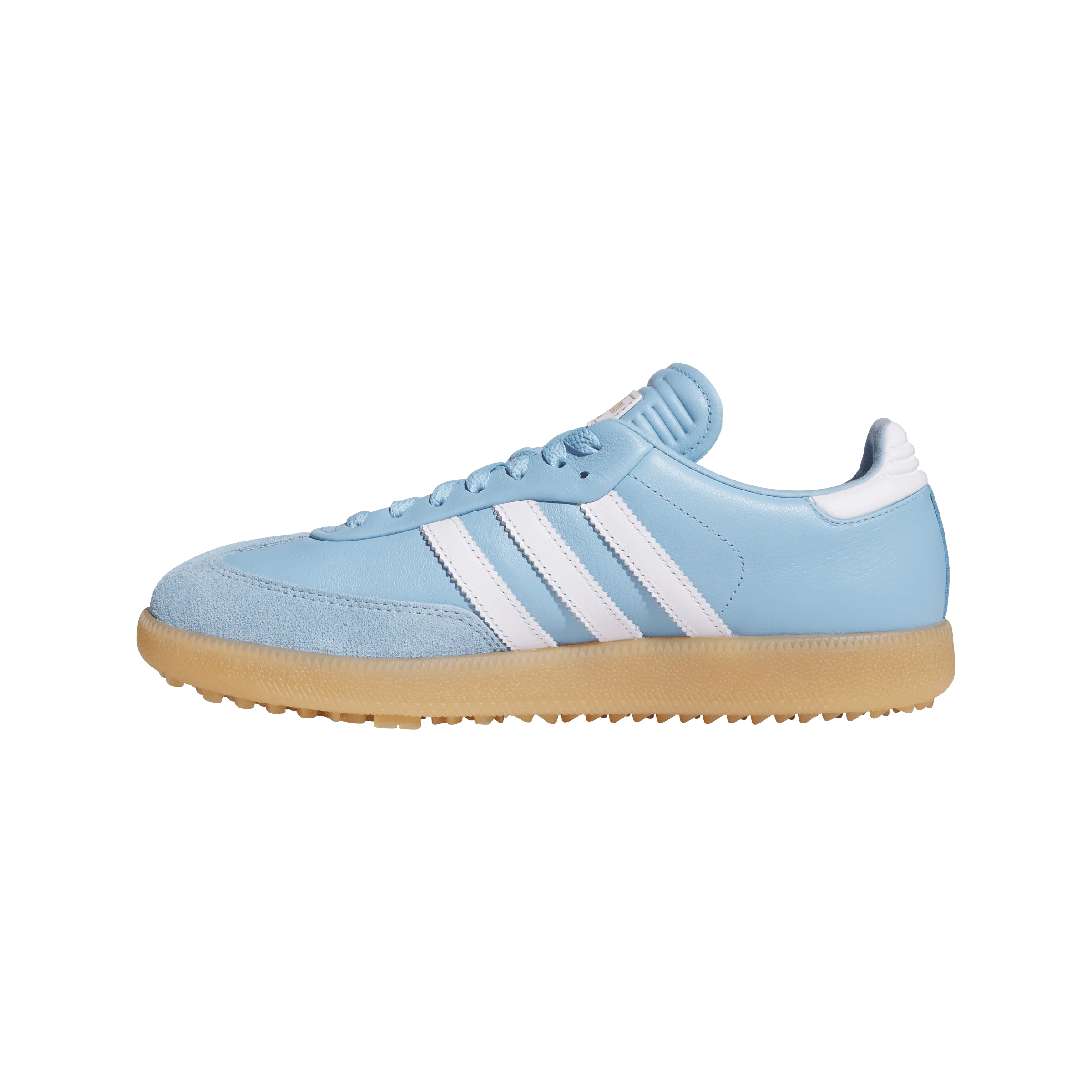 adidas Golf Originals Samba Golf - Clear Blue / Cloud White / Gum - Image 7