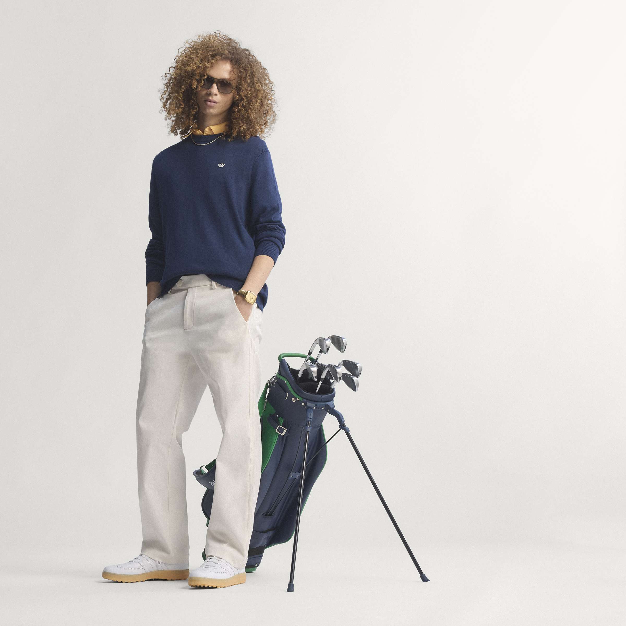 adidas Originals Golf Crewneck Men's - Navy - Image 11