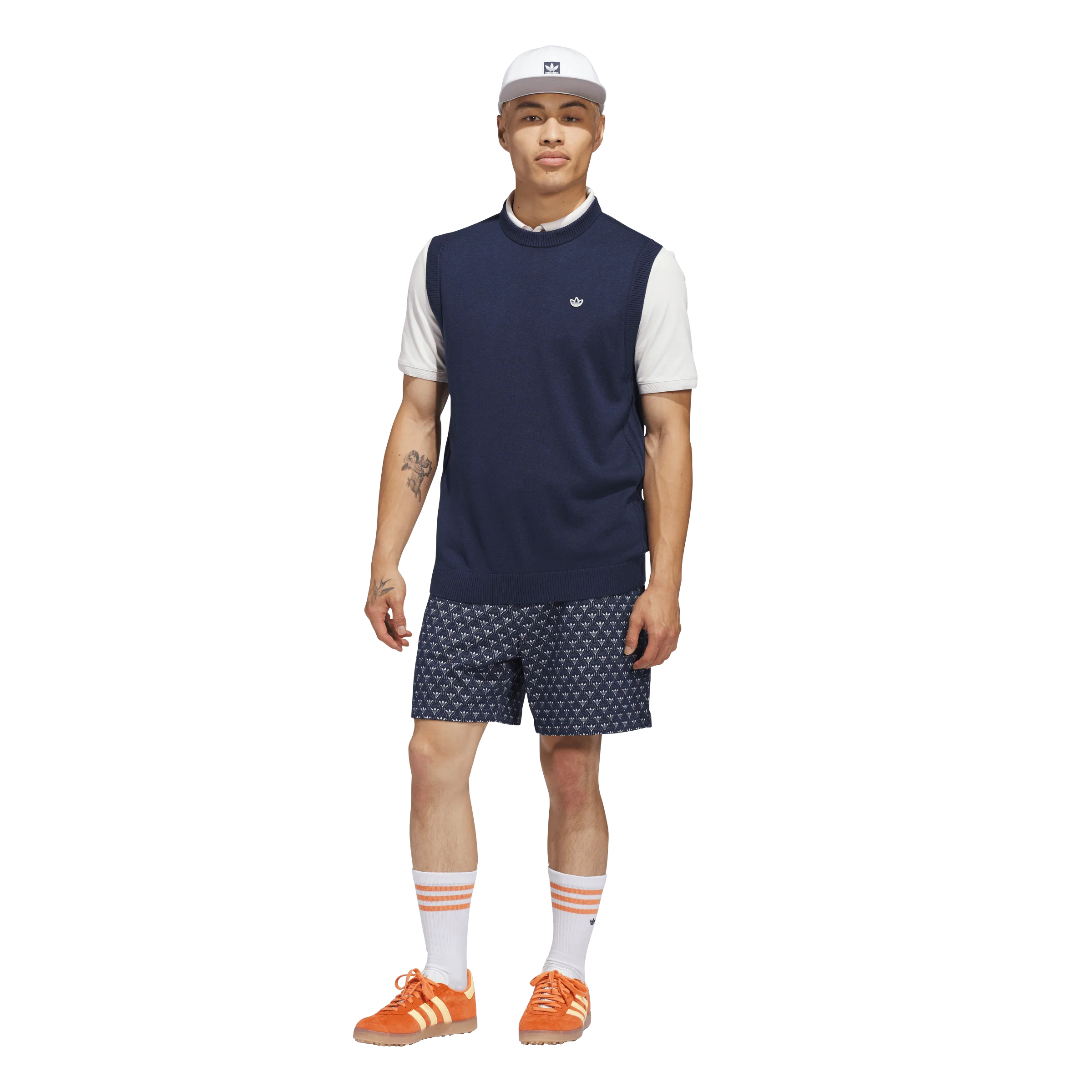 adidas Originals Golf Novelty Short - Night Indigo/Cloud White - Image 7