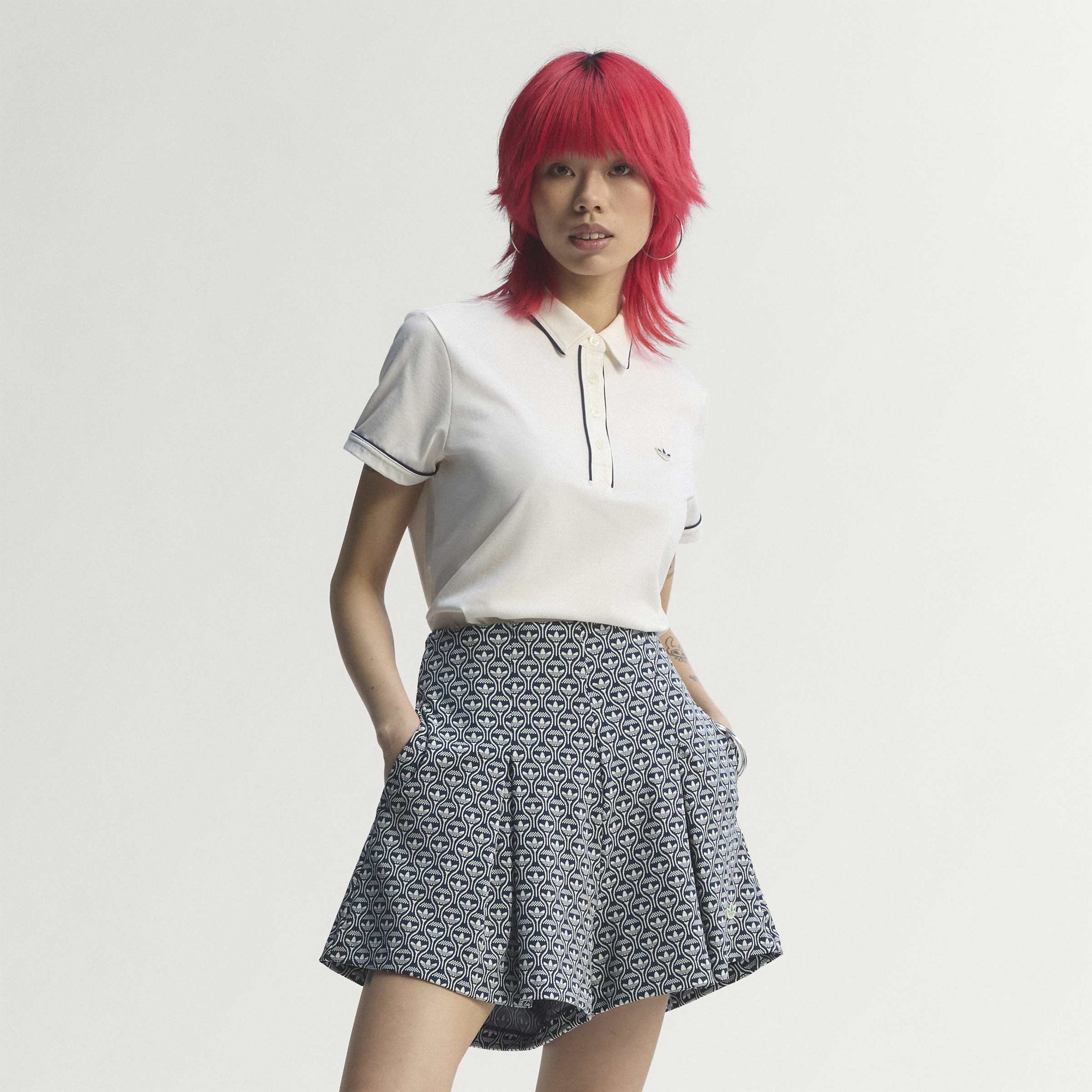 adidas Originals Golf Novelty Skort - Night Indigo/Cloud White - Image 10