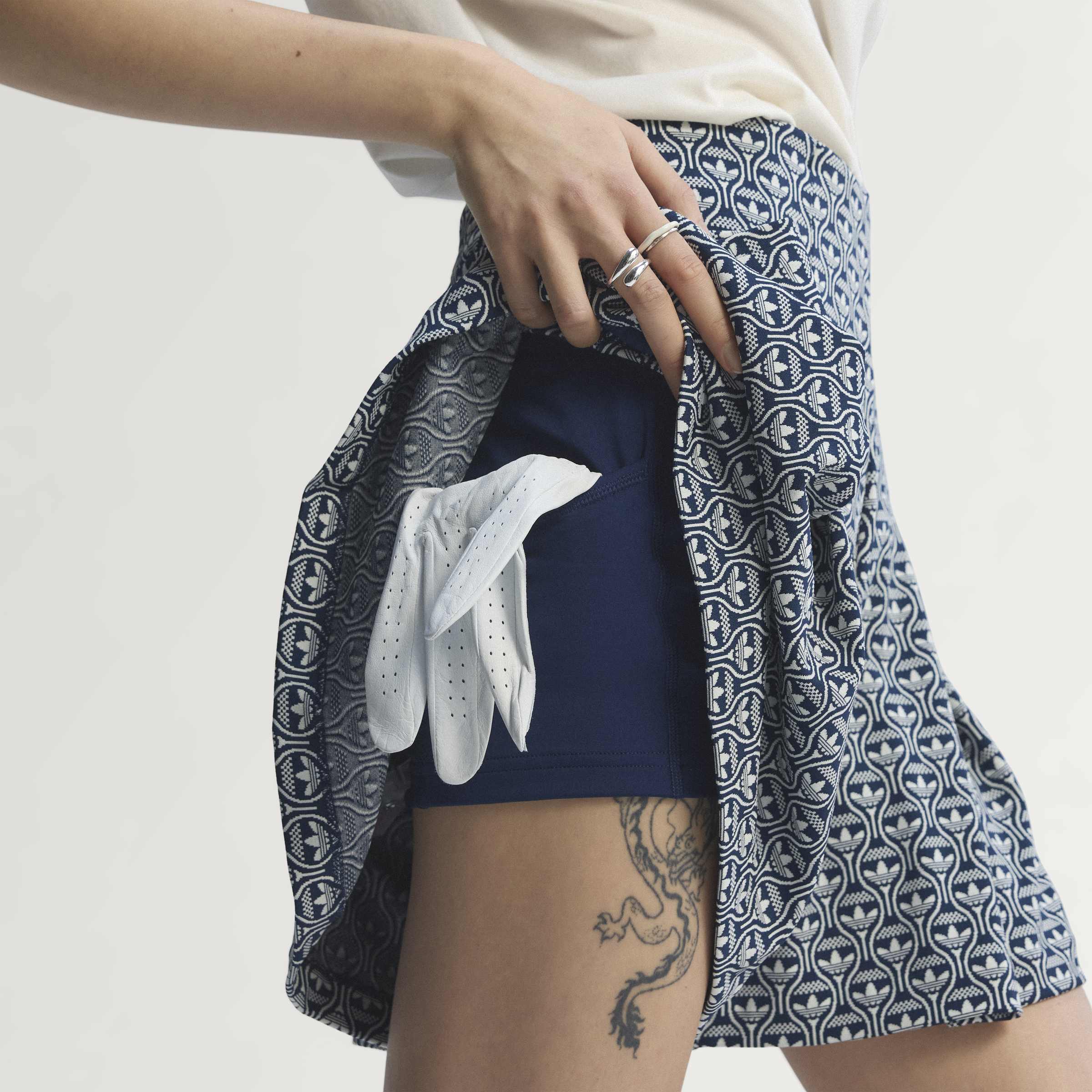 adidas Originals Golf Novelty Skort - Night Indigo/Cloud White - Image 16