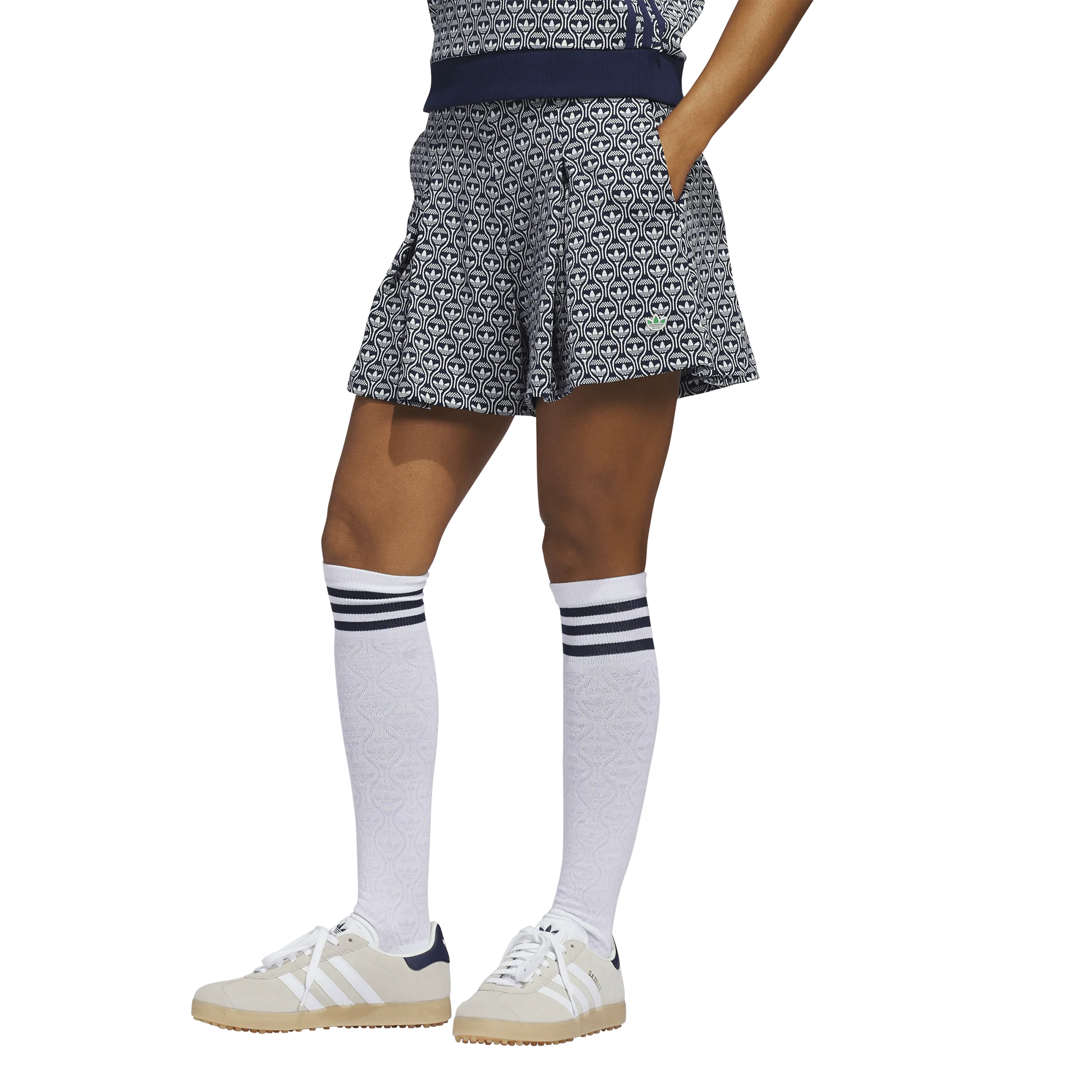 adidas Originals Golf Novelty Skort - Night Indigo/Cloud White - Image 2