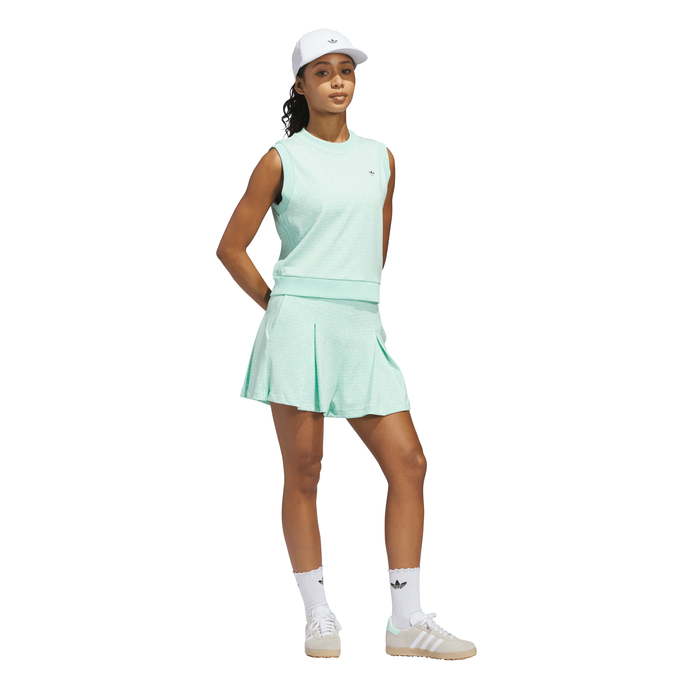 adidas Originals Golf Novelty Vest - Clear Mint - Image 6