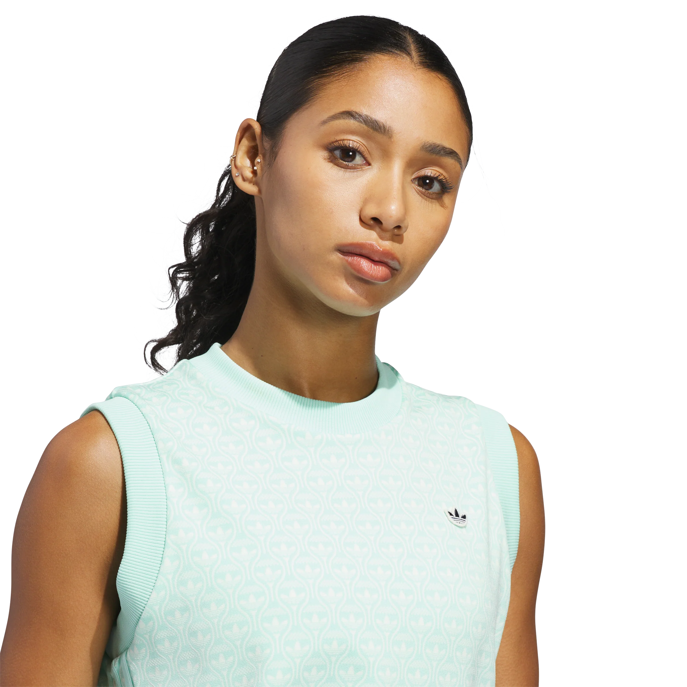 adidas Originals Golf Novelty Vest - Clear Mint - Image 7