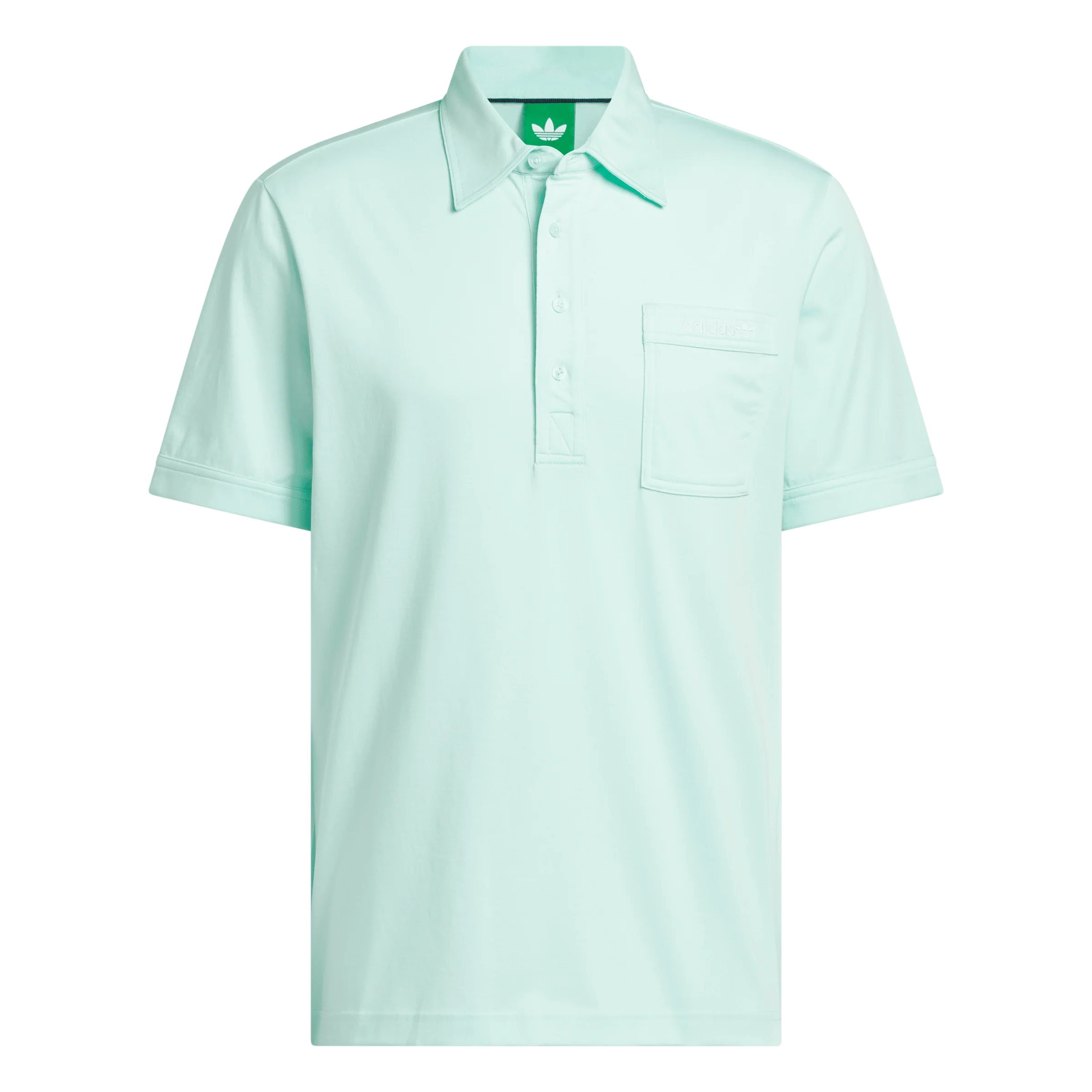 adidas Originals Golf Pocket Polo - Clear Mint - Image 3