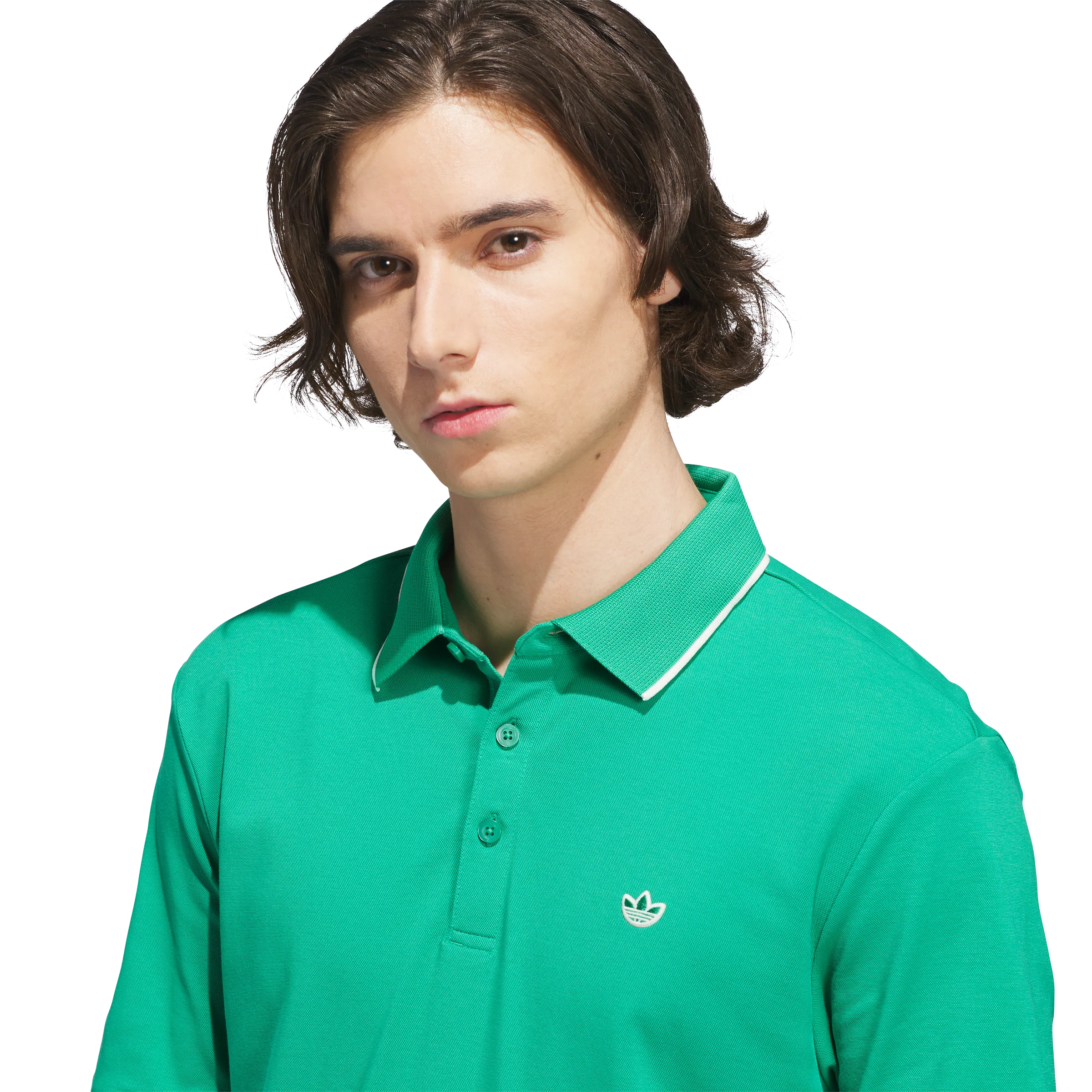 adidas Originals Golf Solid Polo - Court Green - Image 7
