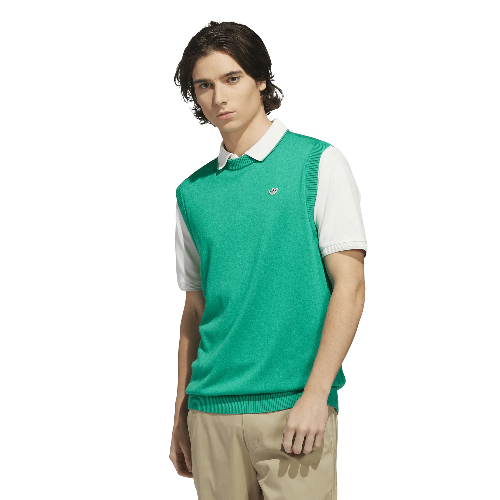 adidas Originals Golf Vest - Court Green - Image 2