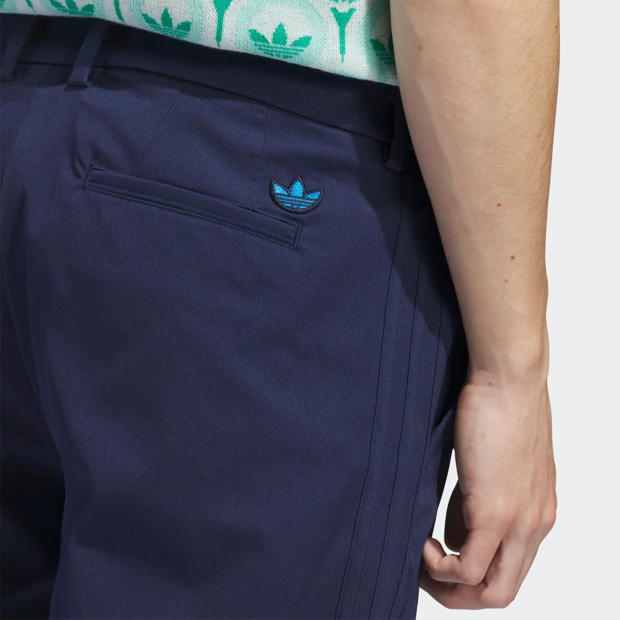 adidas Originals Twist Weave Pants - Night Indigo - Image 8