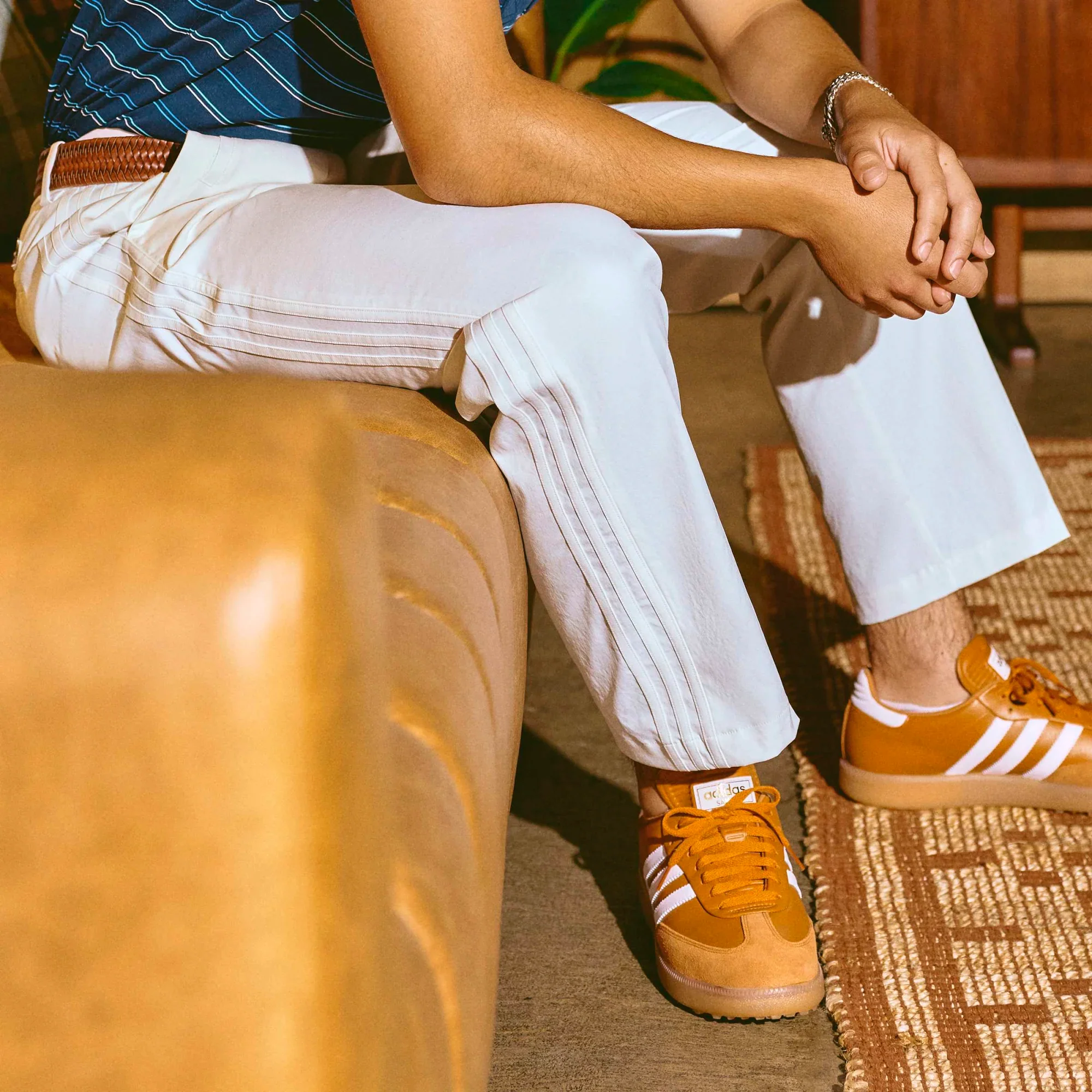 adidas Originals Twist Weave Pants - White - Image 2