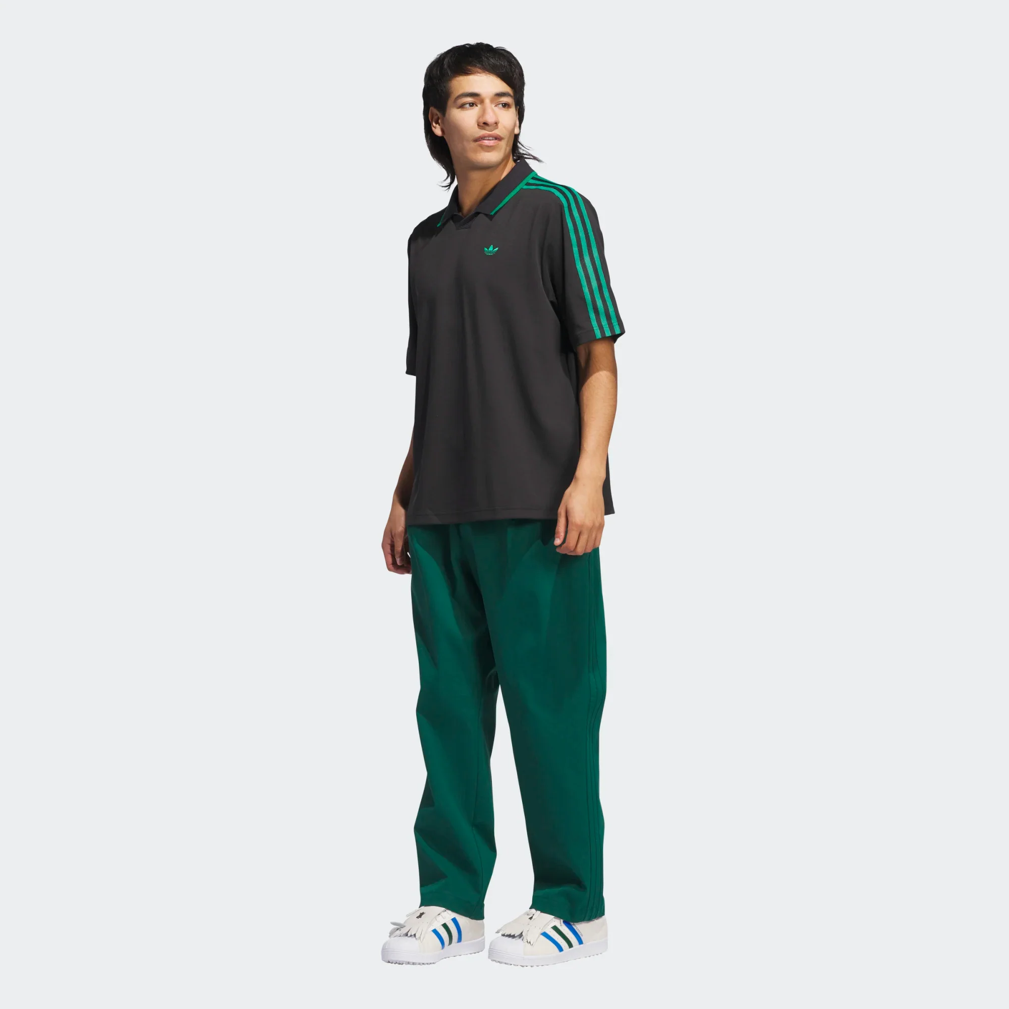 adidas RLN LNKS POLO BLACK - Image 6