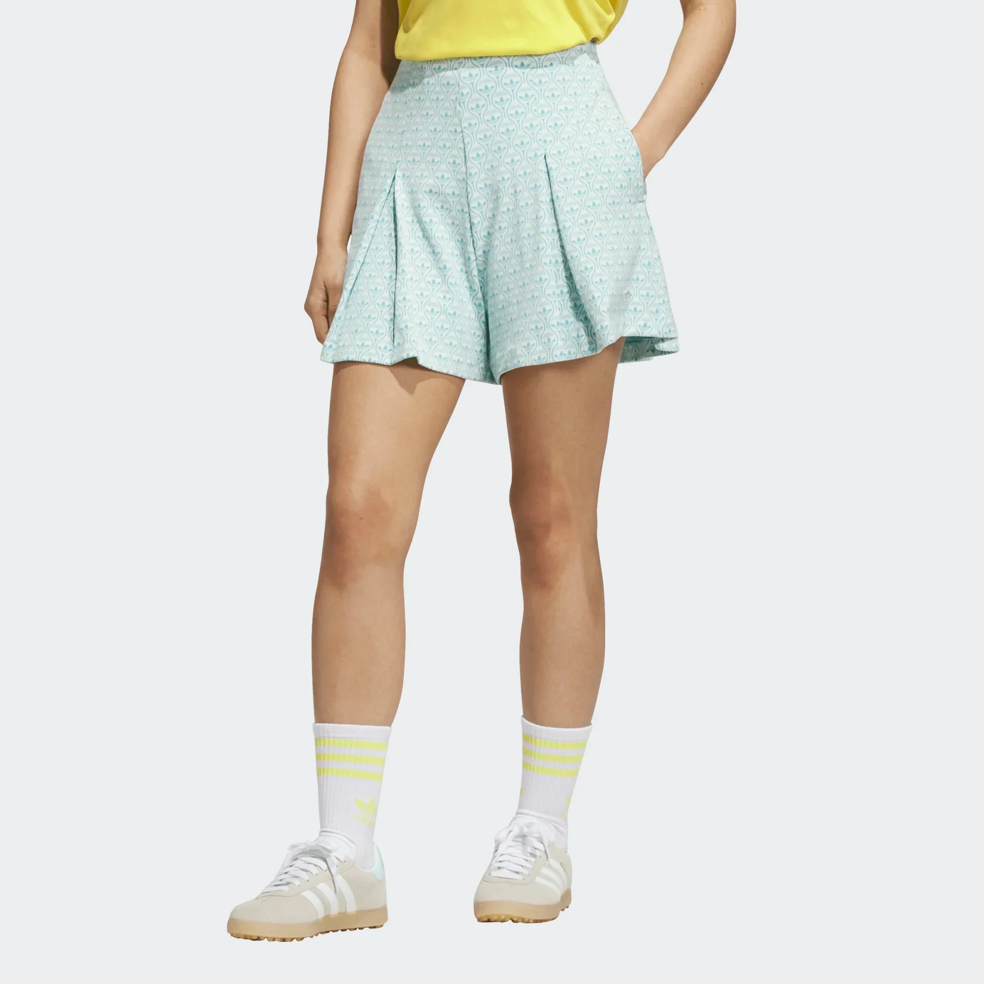 adidas Originals All-Over Skort - Aqua - Image 2