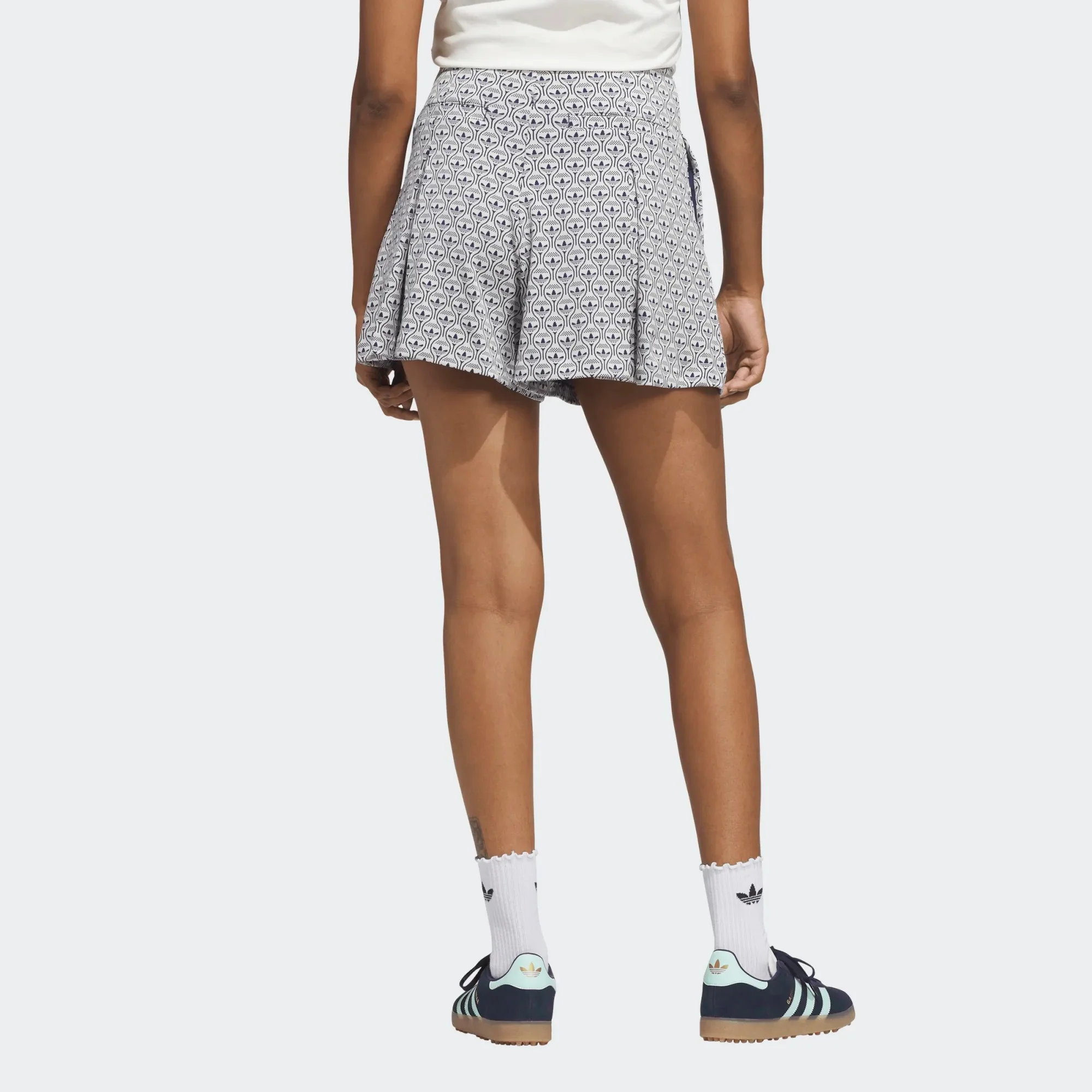 adidas Originals All-Over Skort - Indigo/White - Image 5