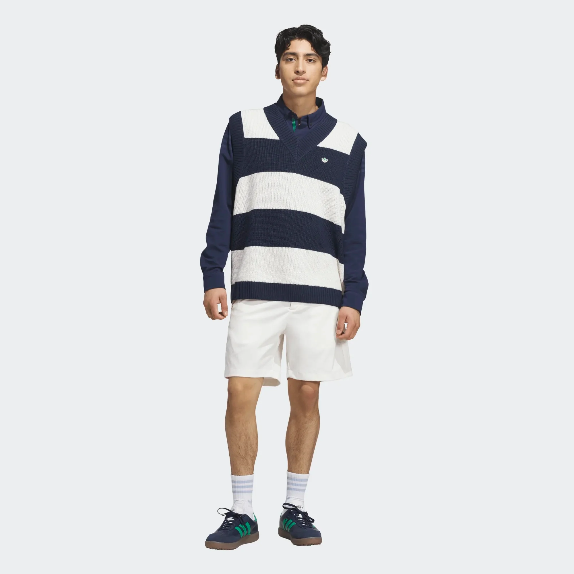 adidas Originals Oversized Vest - Navy/White - Image 5