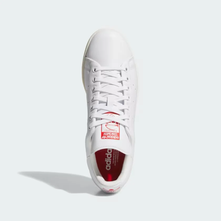 adidas Stan Smith Spikeless Cloud White / Off White / Better Scarlet - Image 4