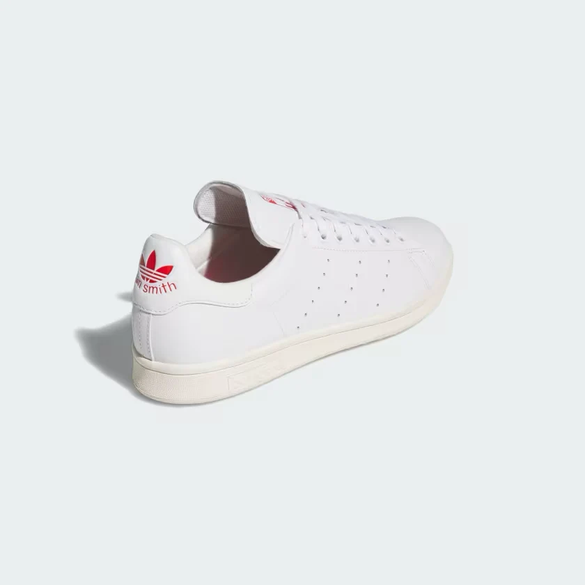 adidas Stan Smith Spikeless Cloud White / Off White / Better Scarlet - Image 5