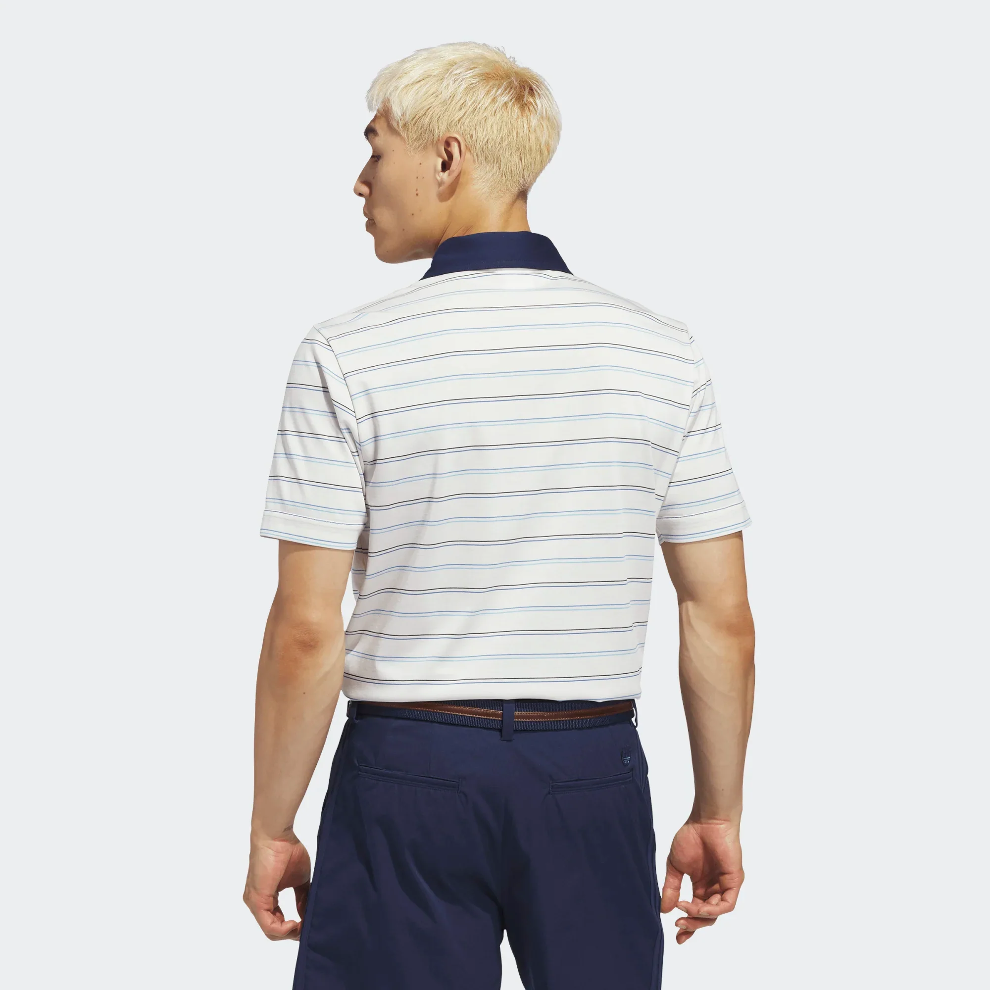 adidas Golf Originals Stripe Polo - White - Image 4
