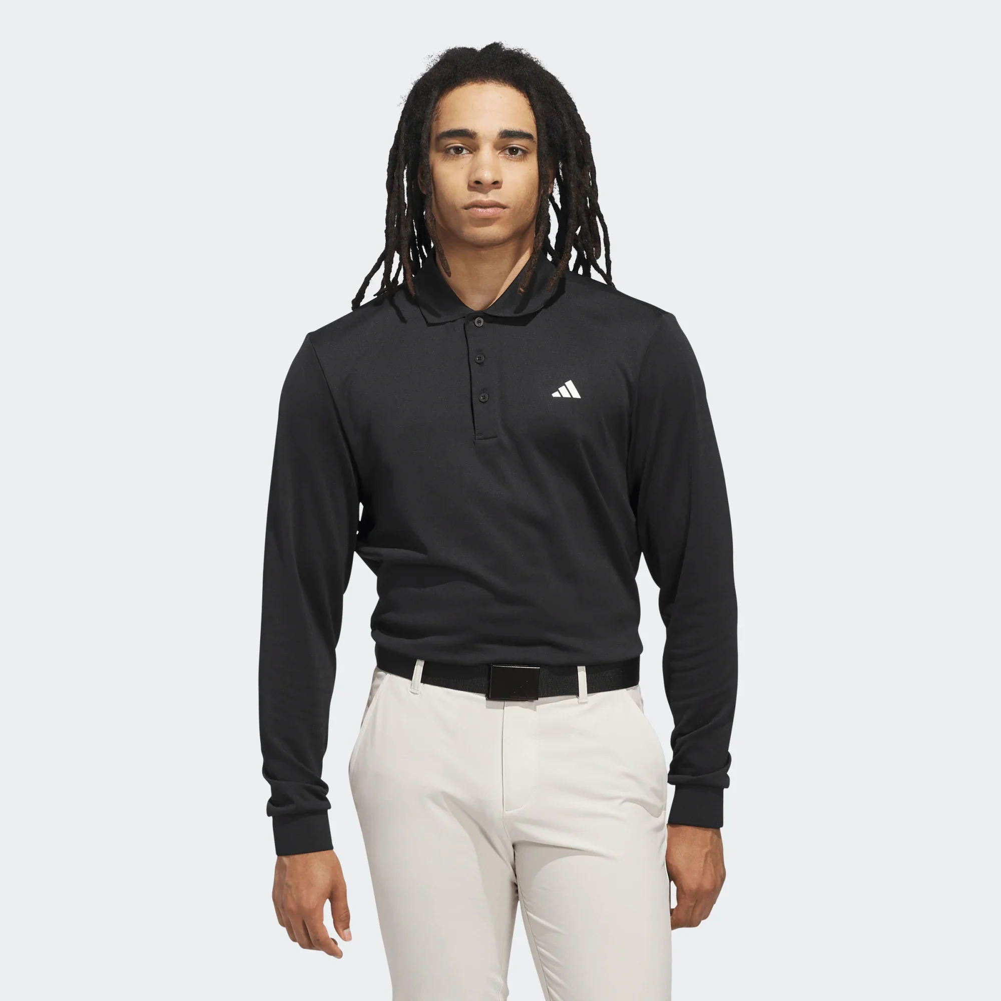 adidas Ultimate 365 Cold.dry long sleeve polo shirt - Black - Image 2