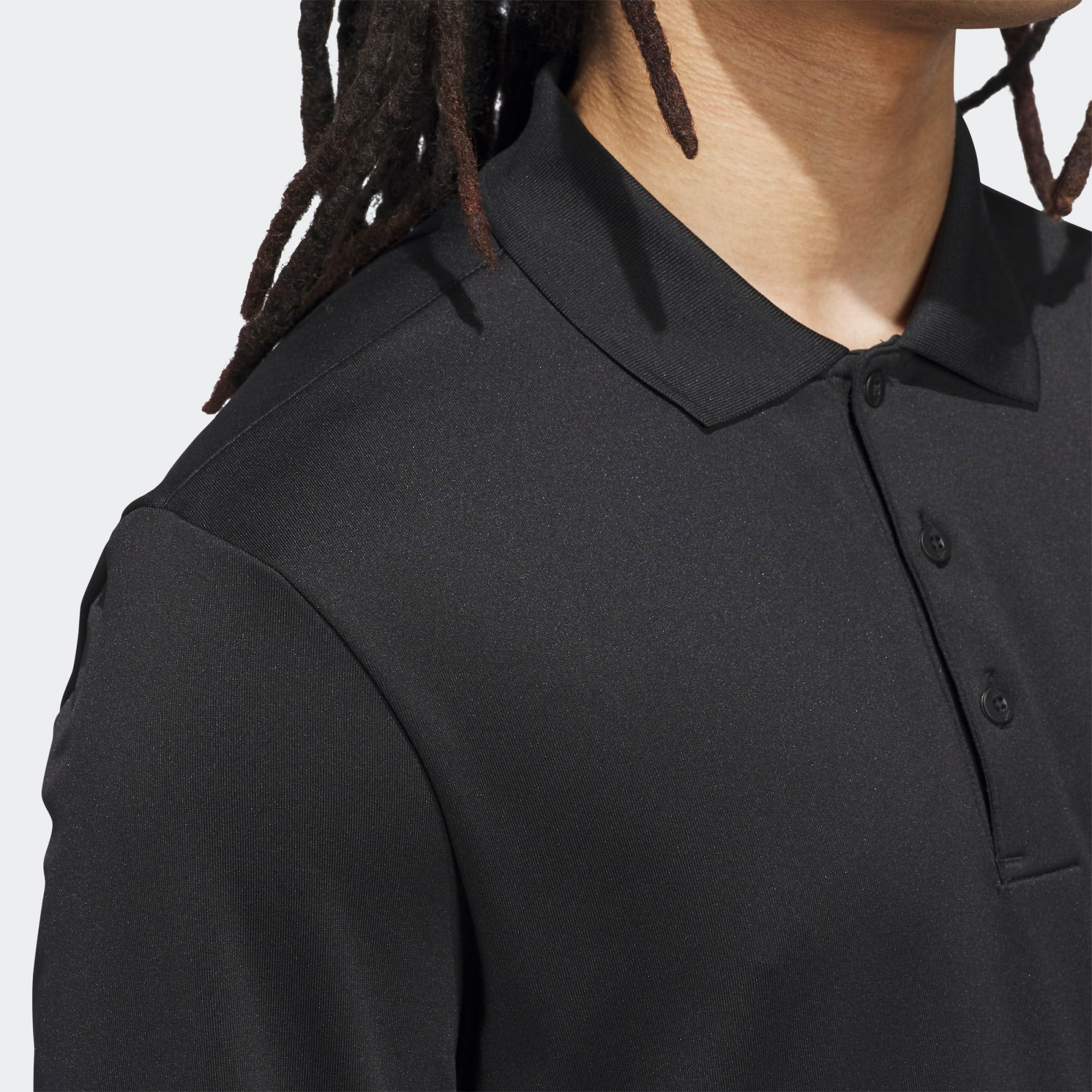 adidas Ultimate 365 Cold.dry long sleeve polo shirt - Black - Image 4