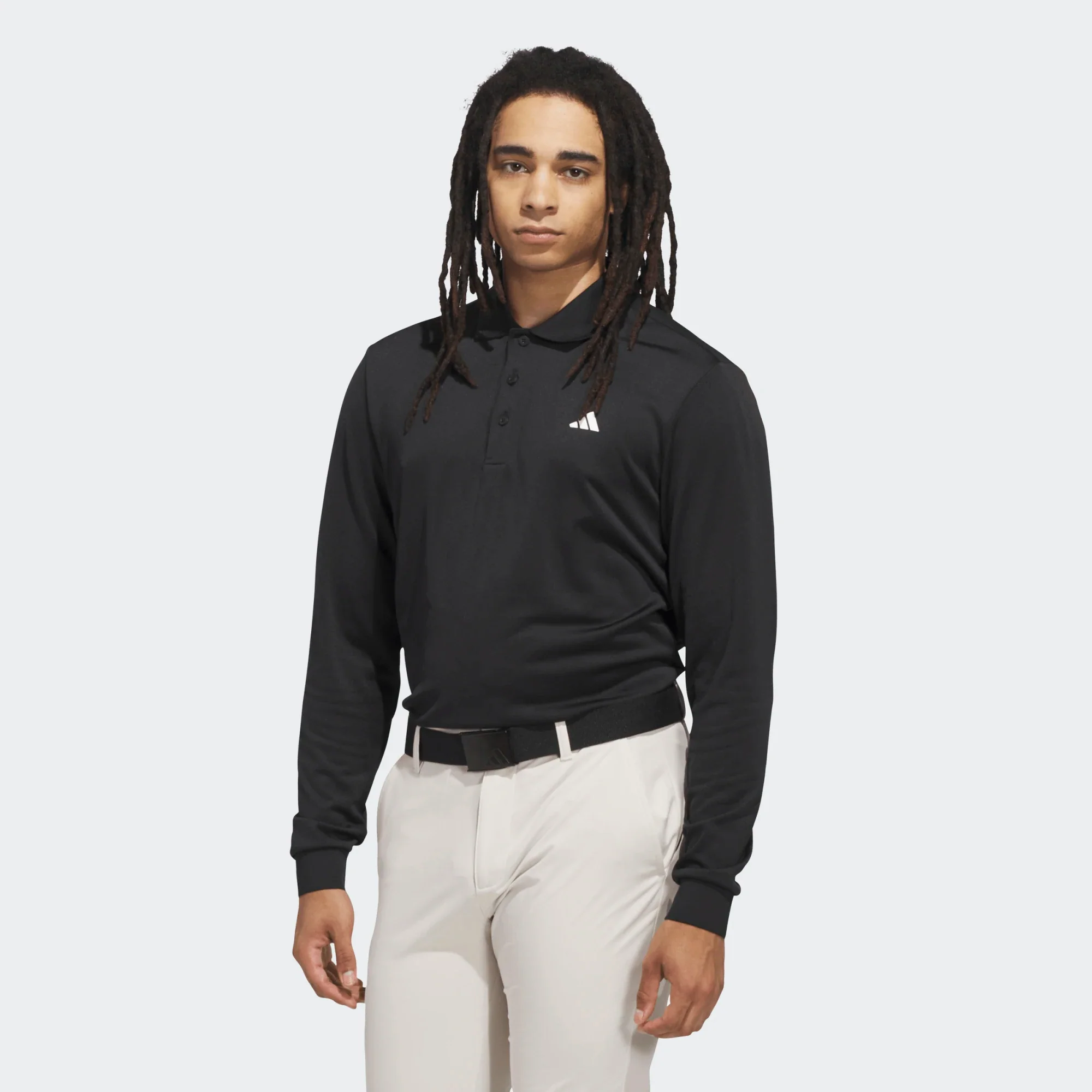 adidas Ultimate 365 Cold.dry long sleeve polo shirt - Black - Image 6