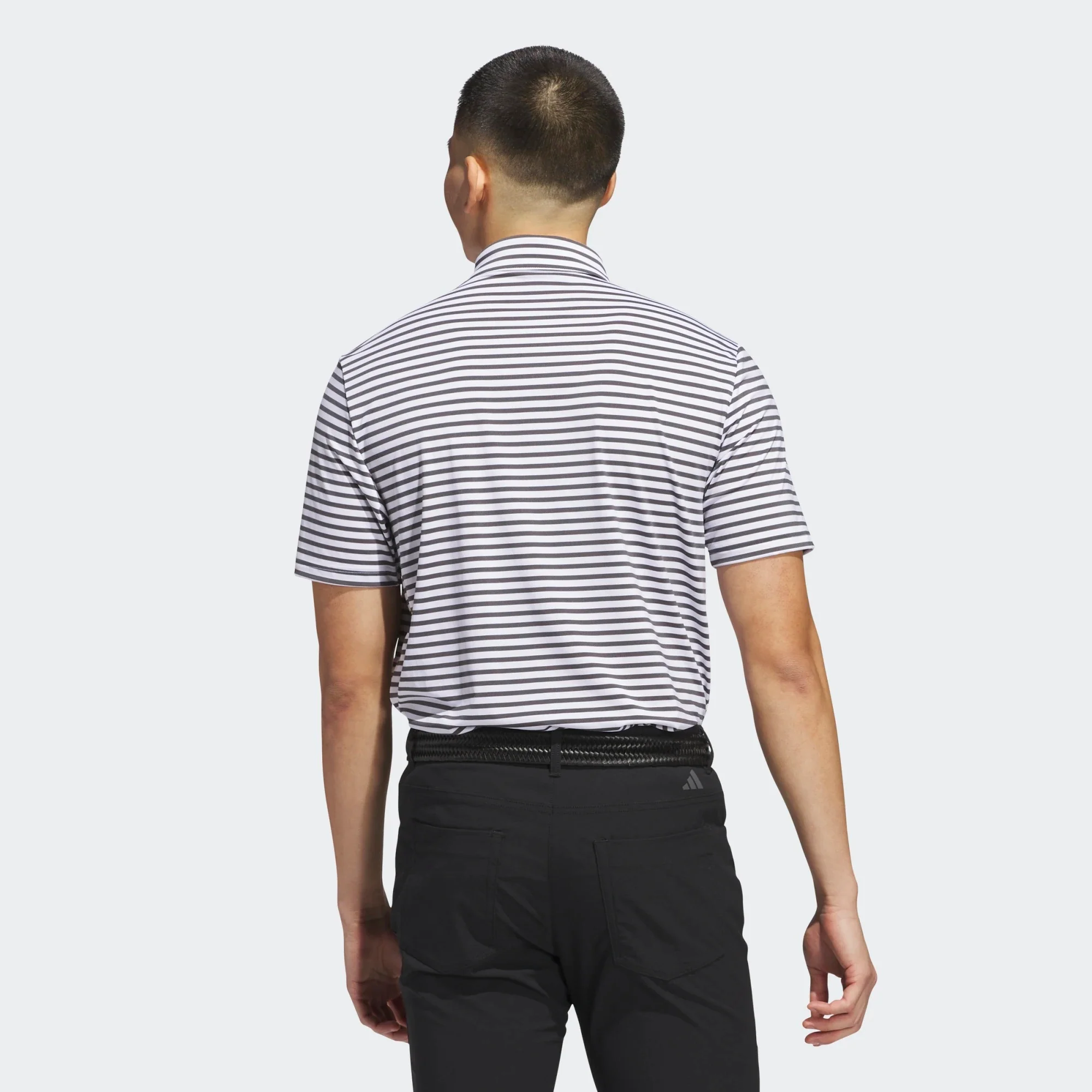 adidas x Bisque Ultimate Stripe Polo - White - Image 4