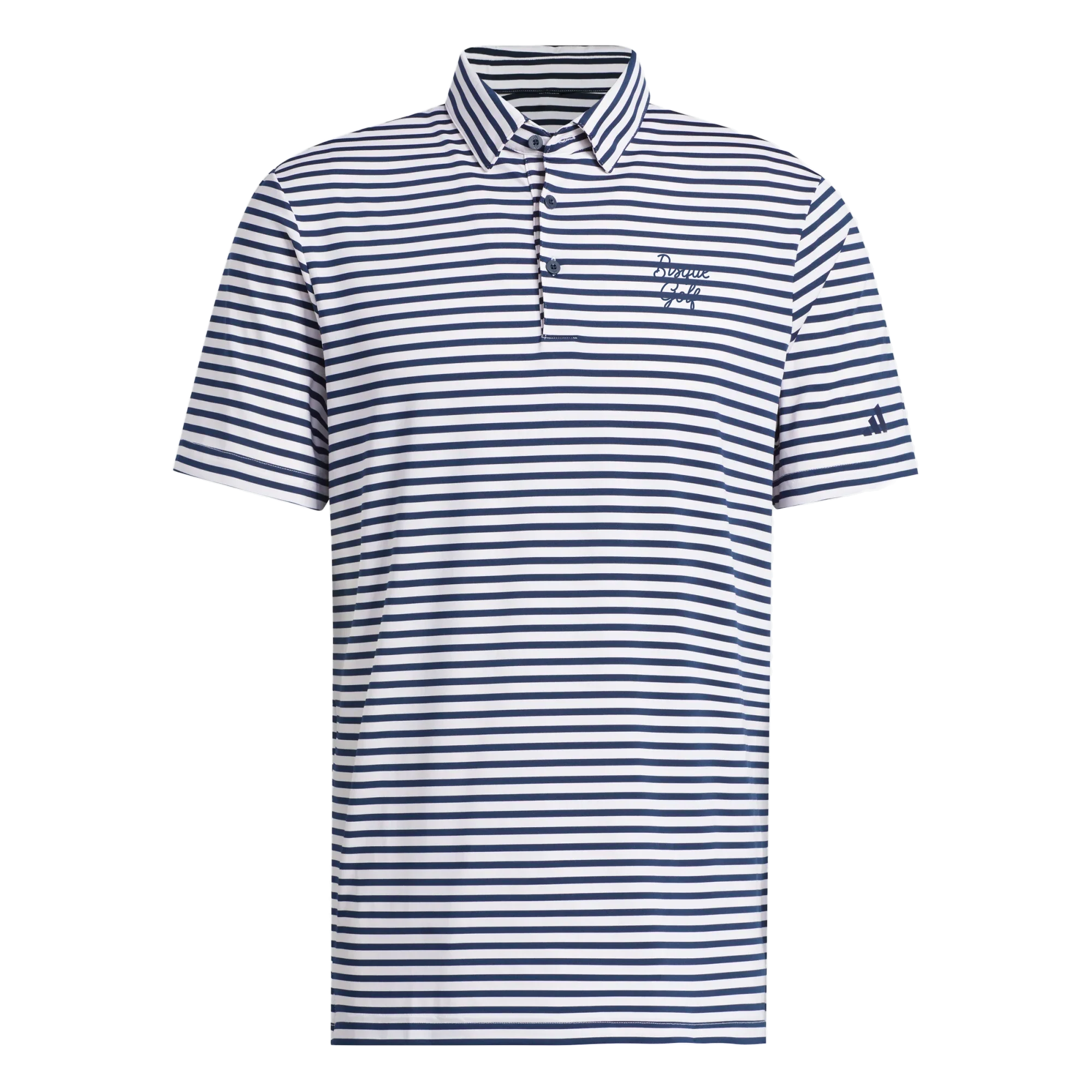 adidas x Bisque Ultimate Stripe Polo - Navy - Image 3