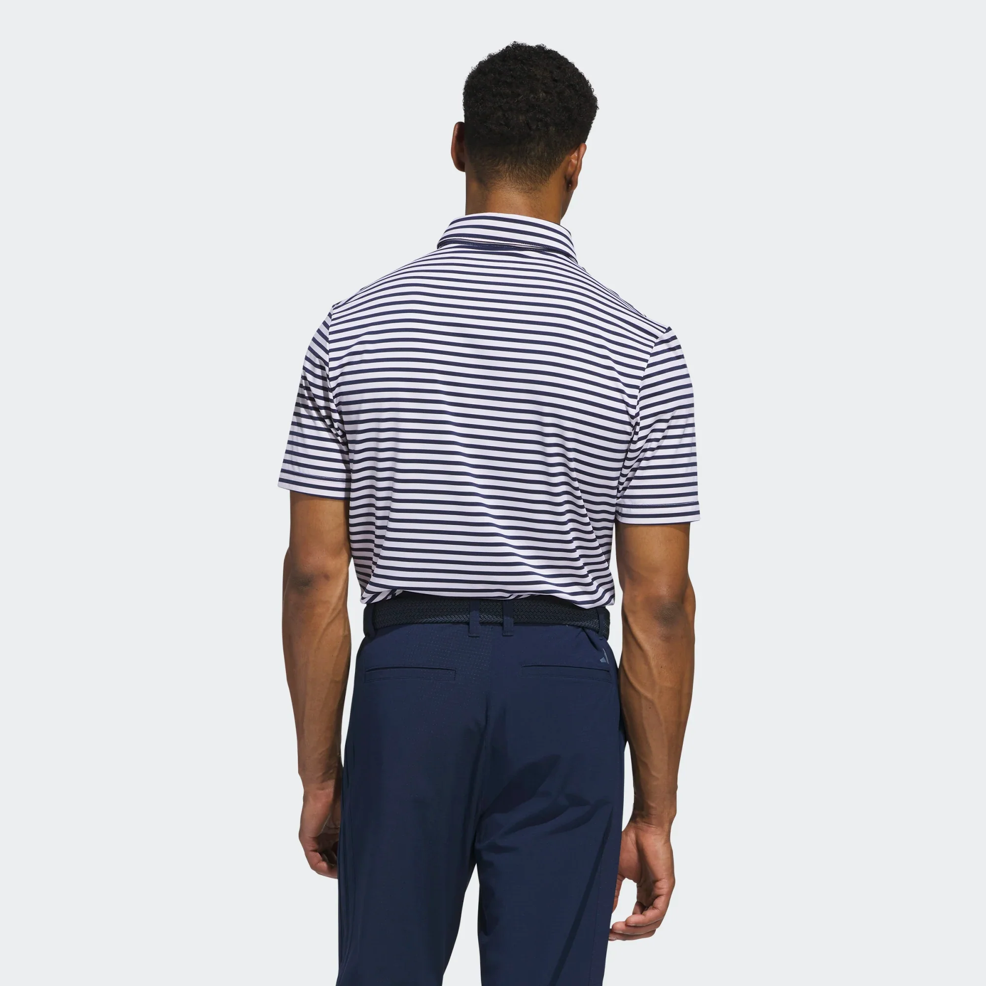 adidas x Bisque Ultimate Stripe Polo - Navy - Image 4