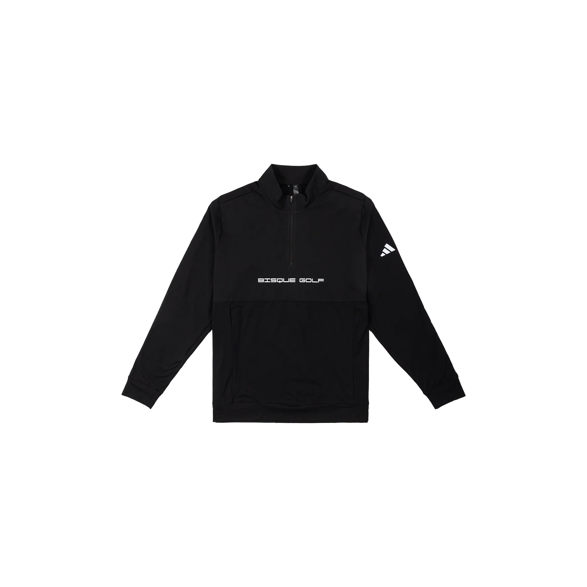 adidas x Bisque Golf Ultimate365 Tour Quarter-Zip - Black - Image 3