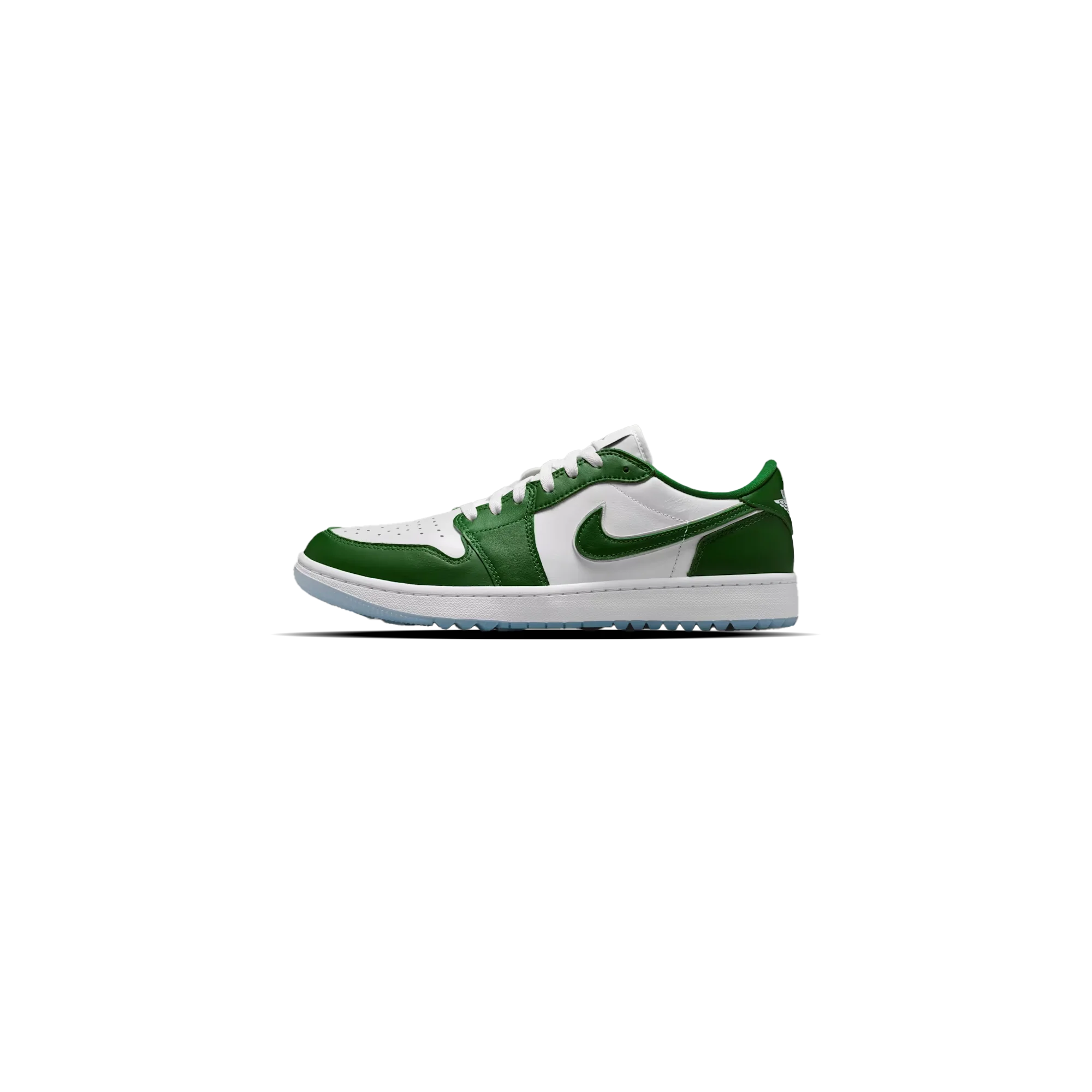 Air Jordan 1 Low G Golf Shoes - Forest Green/White/White