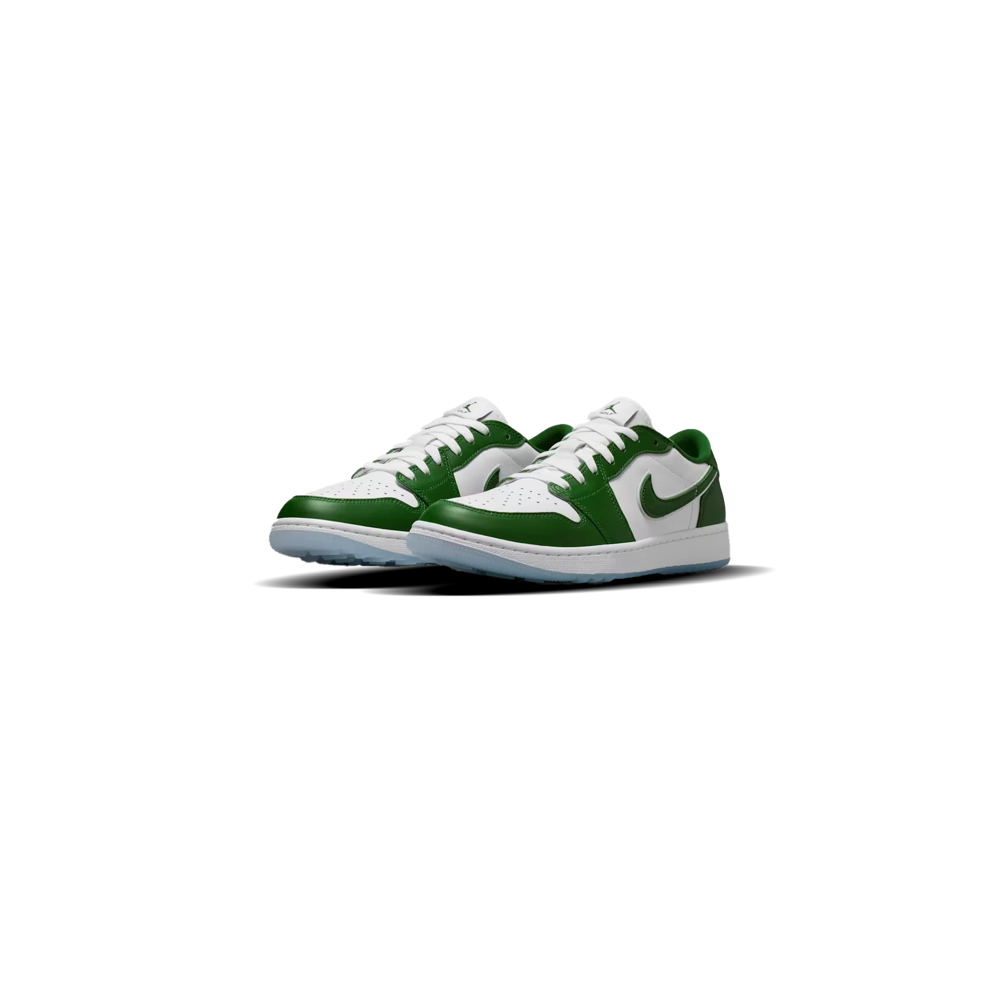Air Jordan 1 Low G Golf Shoes - Forest Green/White/White - Image 2